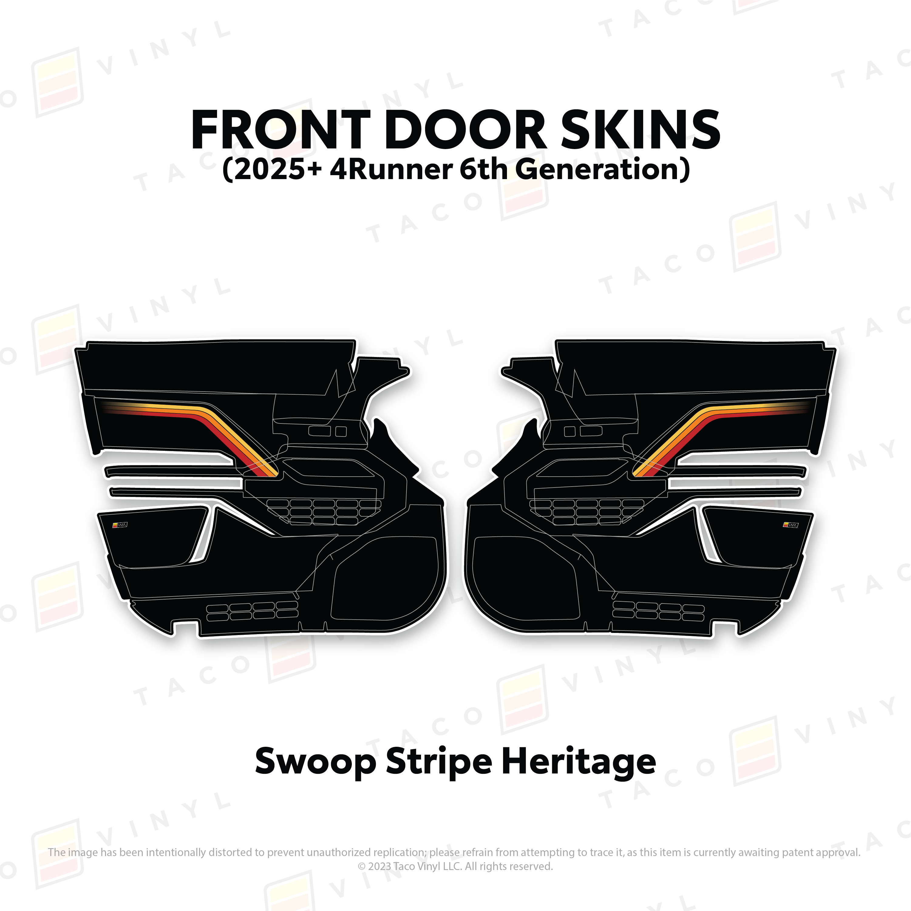 2025+  Door Skins For 4Runner