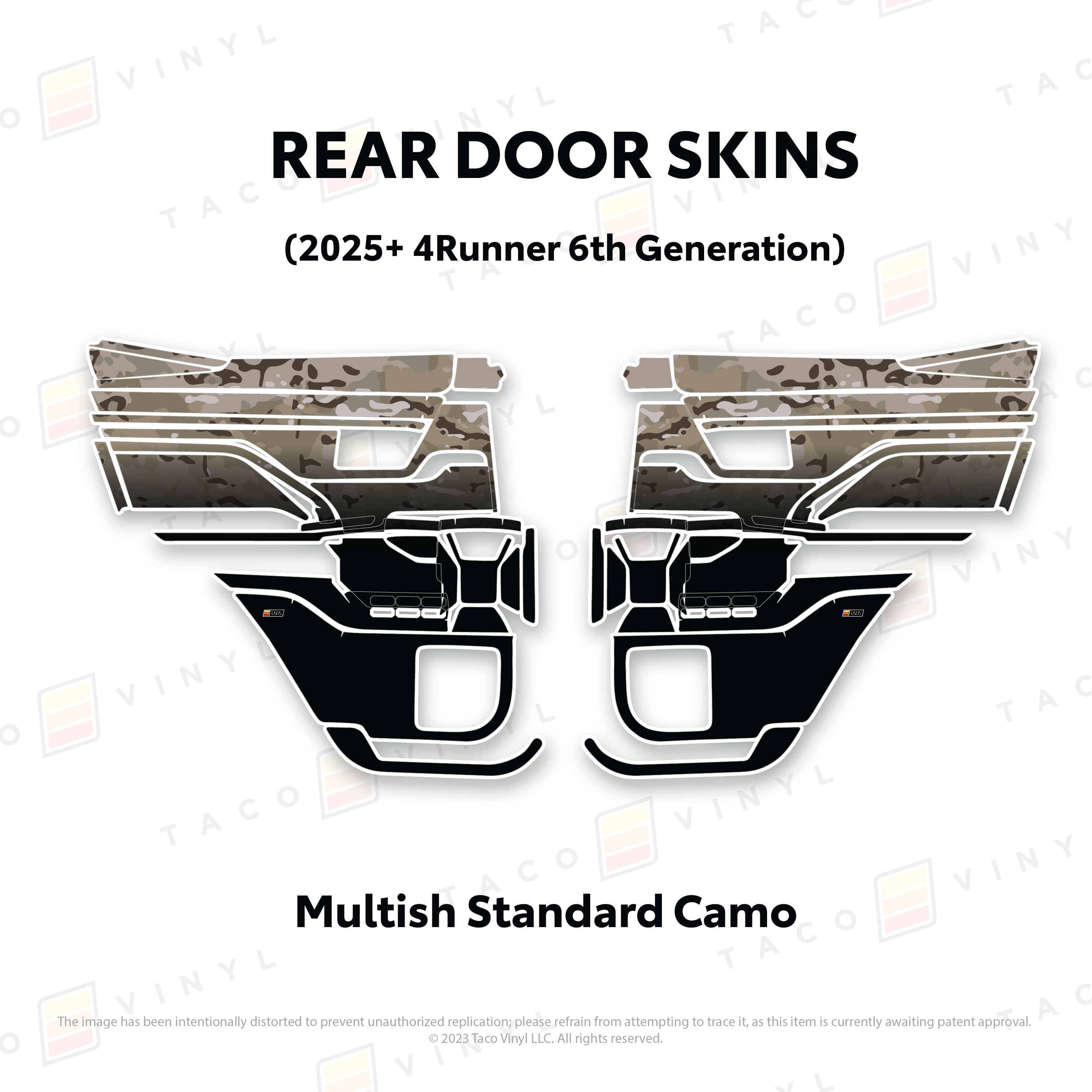 2025+  Door Skins For 4Runner