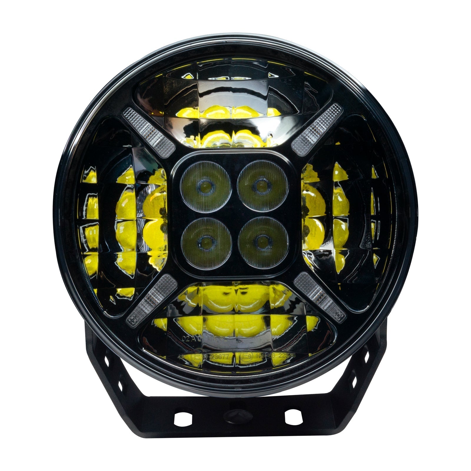 ORACLE Lighting EXO 9" Multifunction 120W LED Spotlight – Round Post Mount
