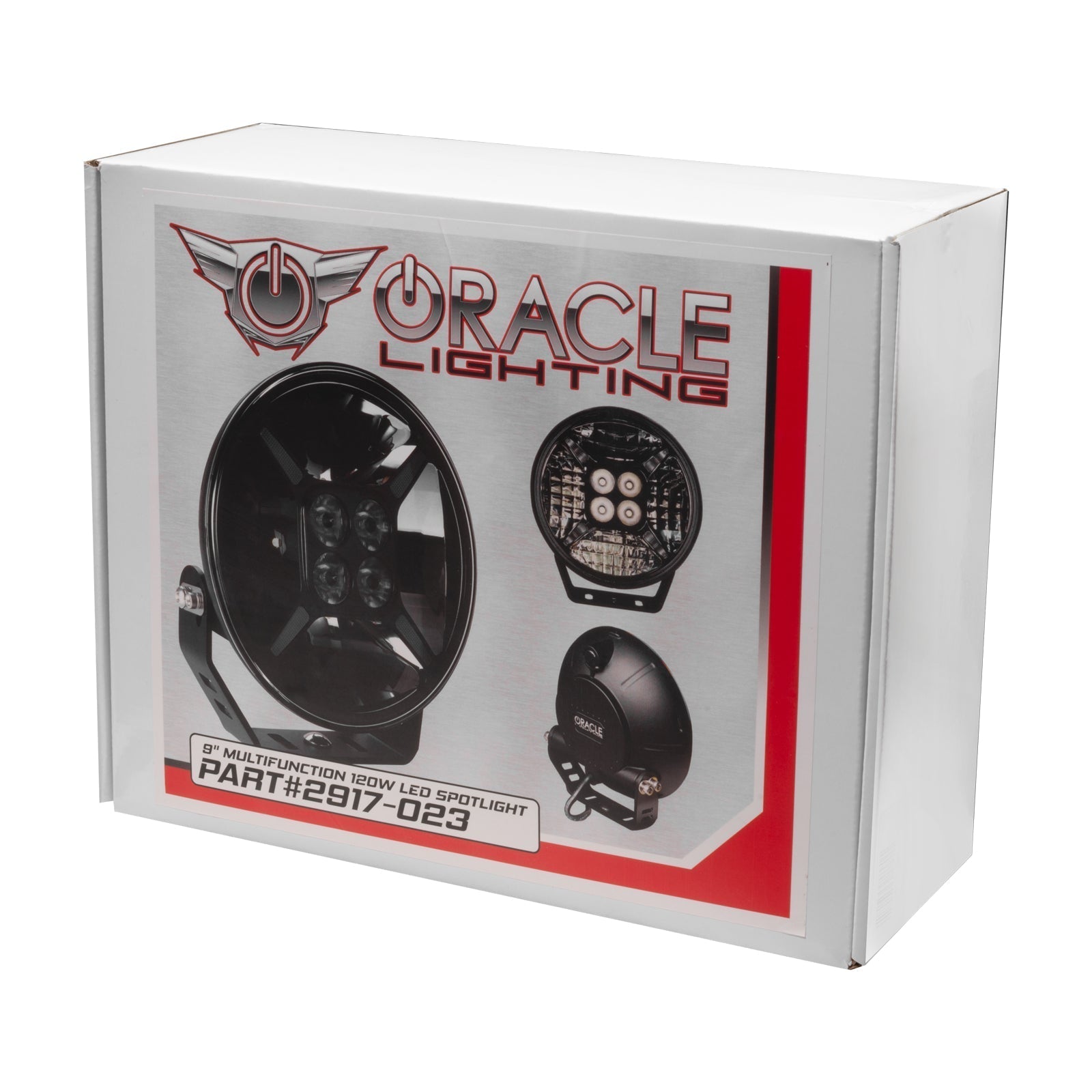 ORACLE Lighting EXO 9" Multifunction 120W LED Spotlight – Round Post Mount