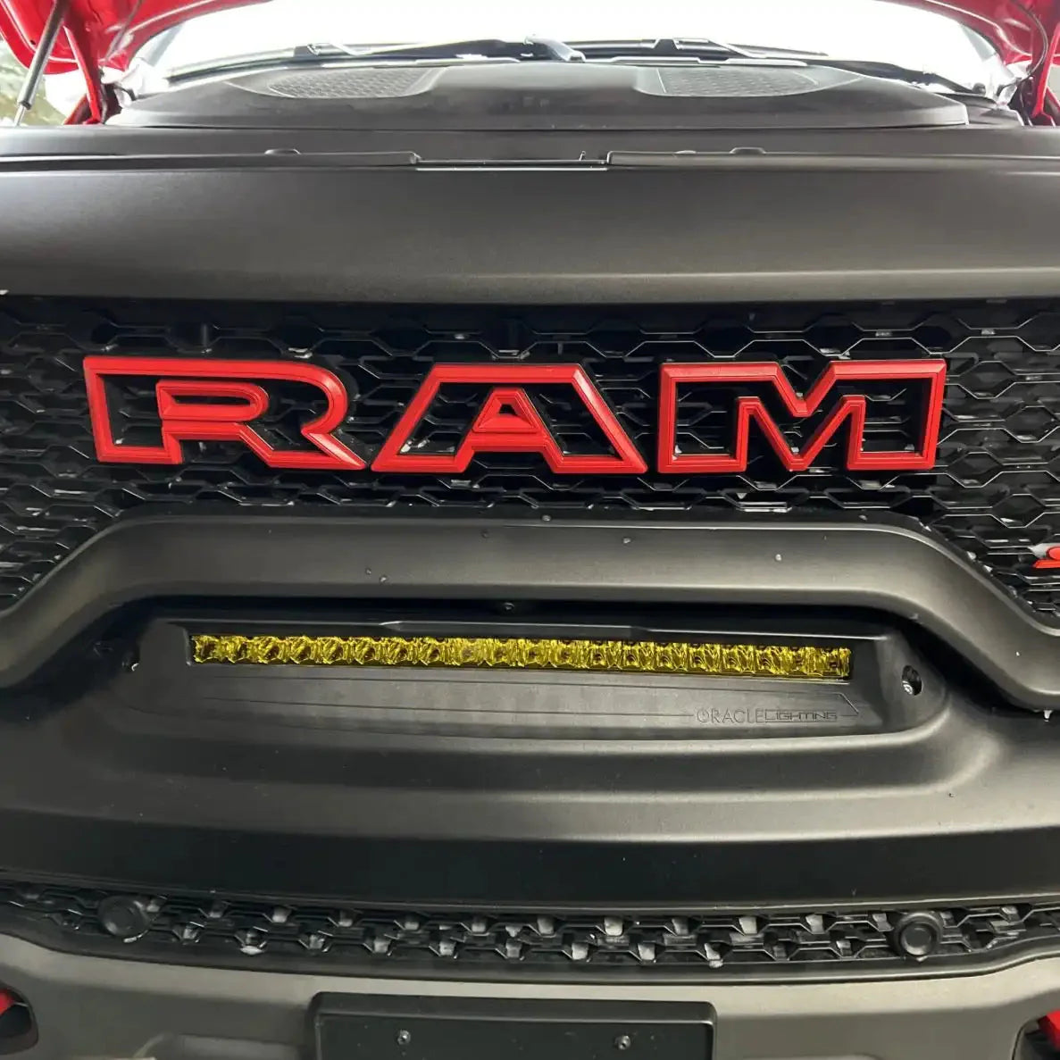 Front Bumper Flush LED Light Bar For 2019-2025 RAM Rebel/TRX/RHO | 100W 12,000 Lumens