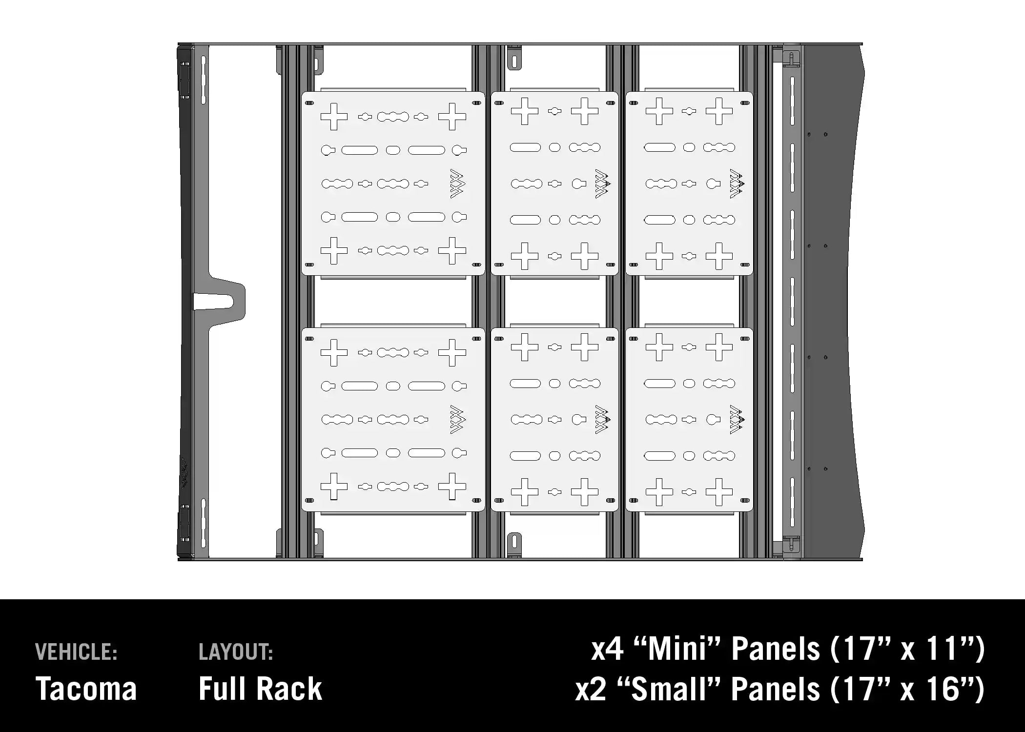 DRIFTR Roof Rack For Toyota Tacoma (2005-2023)
