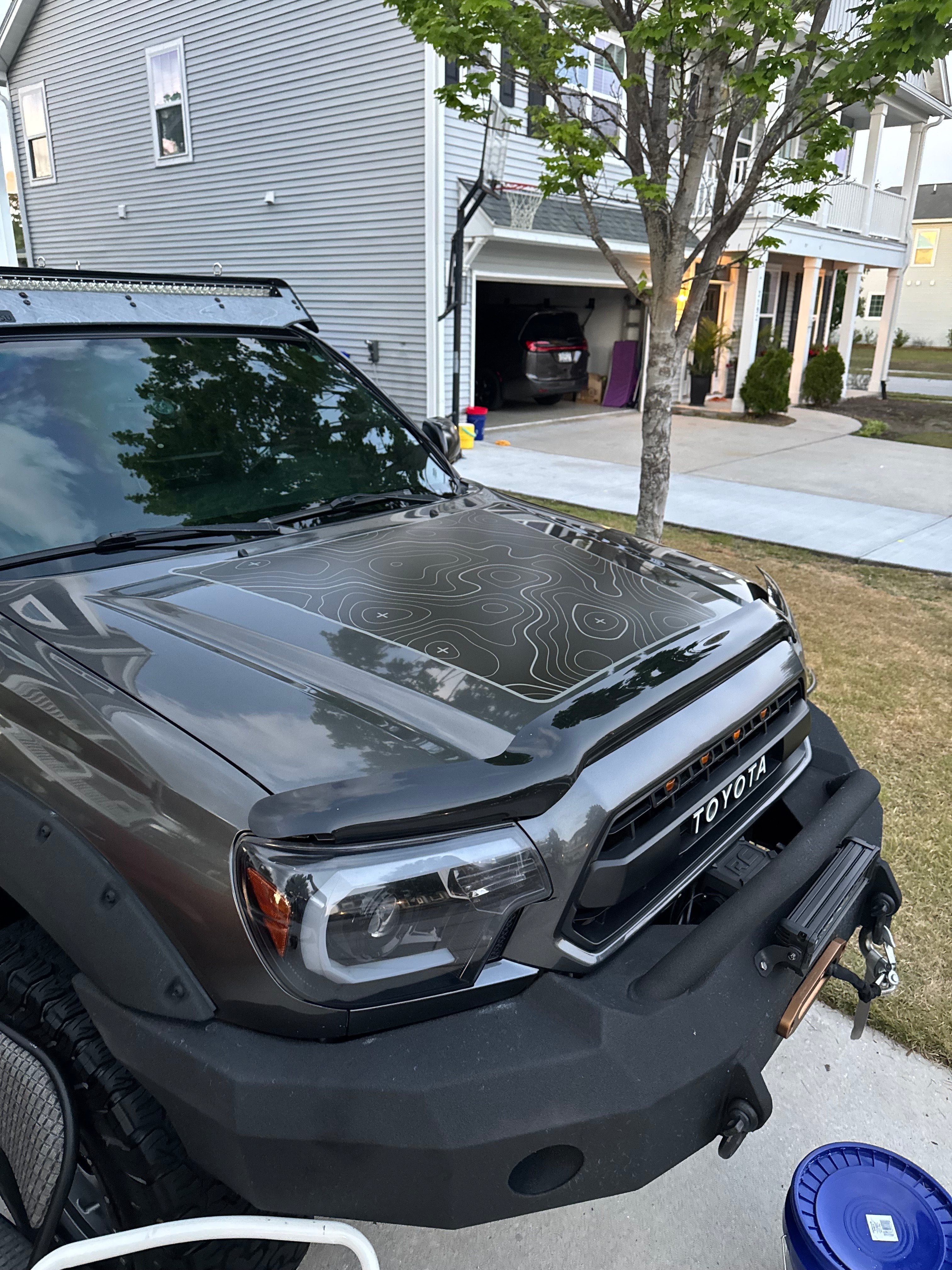 2005-15 Toyota  Hood Stamp For Tacoma