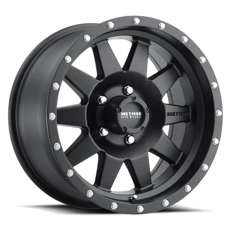 301 | The Standard | Matte Black - 15x7 | 5x4.5 | -6/3.75’’ | MR30157012506N - Wheels > Method > Standard Wheel