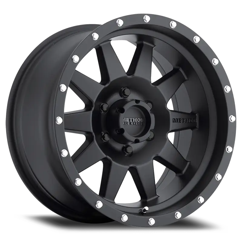 301 | The Standard | Matte Black - 15x7 | 6x5.5 | -6/3.75’’ | MR30157060506N - Wheels > Method > Standard Wheel