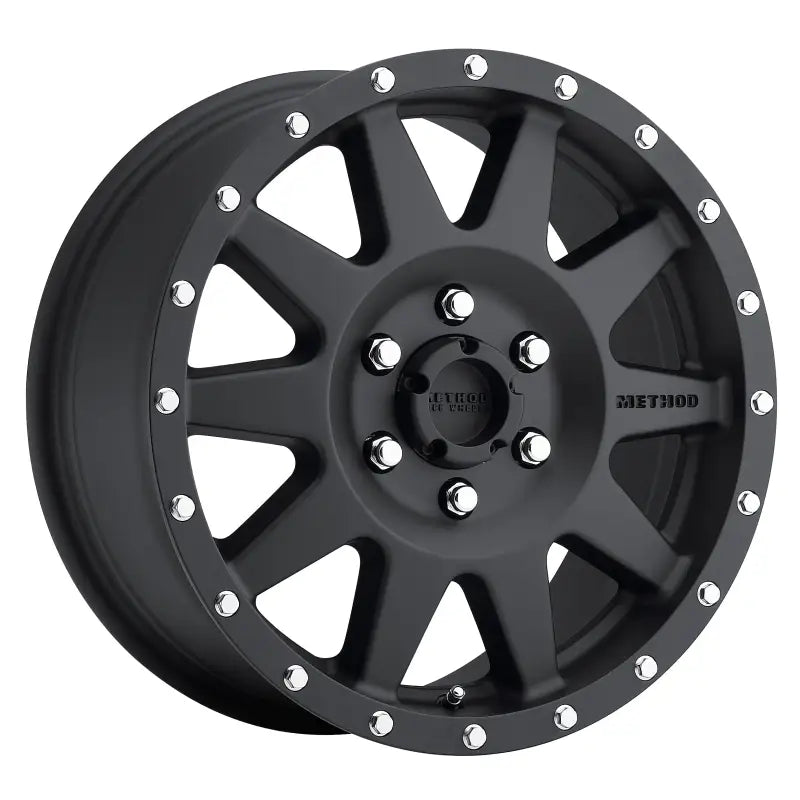 301 | The Standard | Matte Black - 16x7 | 6x5.5 | 0/4’’ | *TRAILER WHEEL* | MR30167060500 - Wheels > Method > Standard