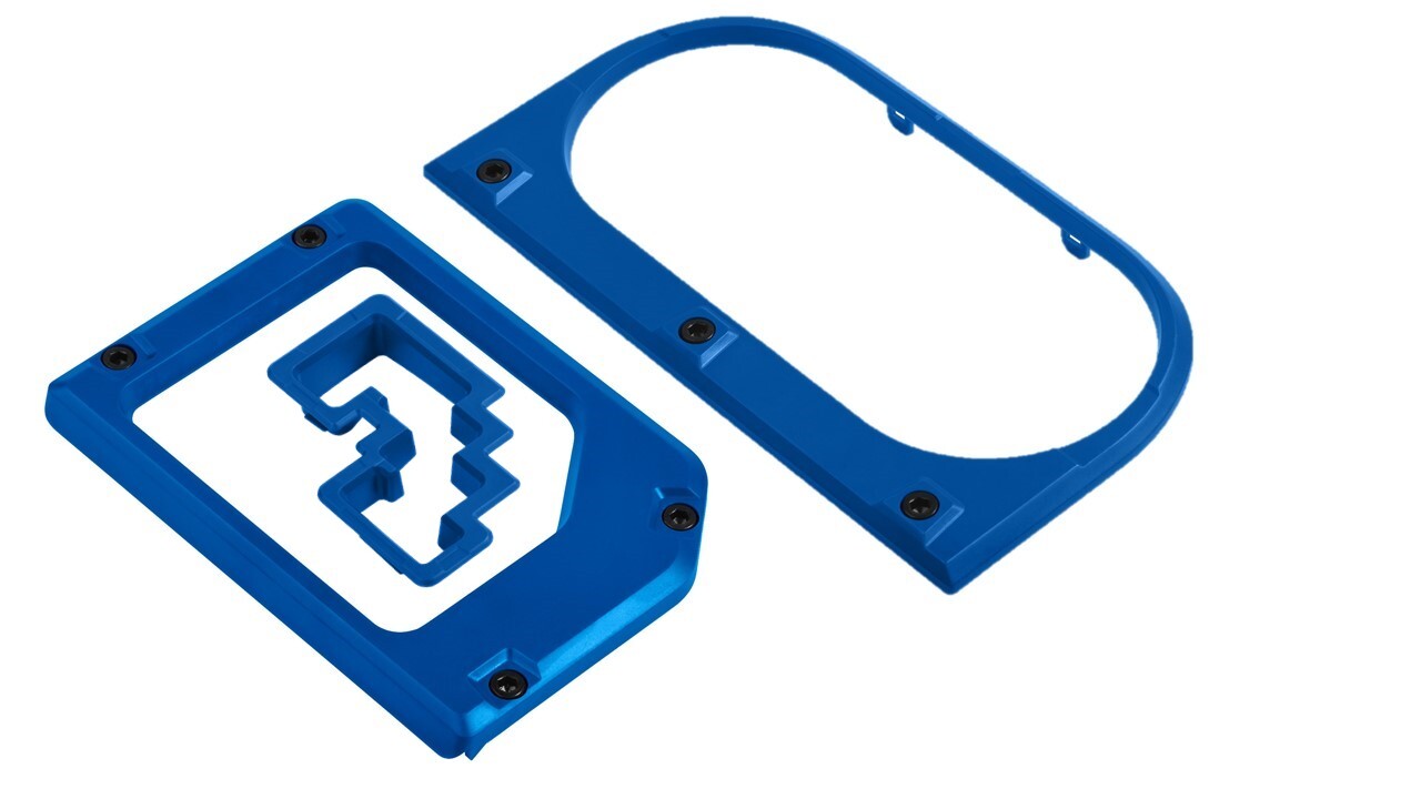 Cup Holder/Shifter/Shift Gate Trim Rings (For 2014-2021 Tundra) - VOODOO BLUE