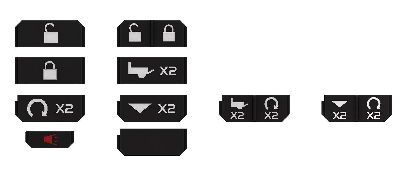 Injection Fob IF021 (For 2019+ RAM) - WHITE