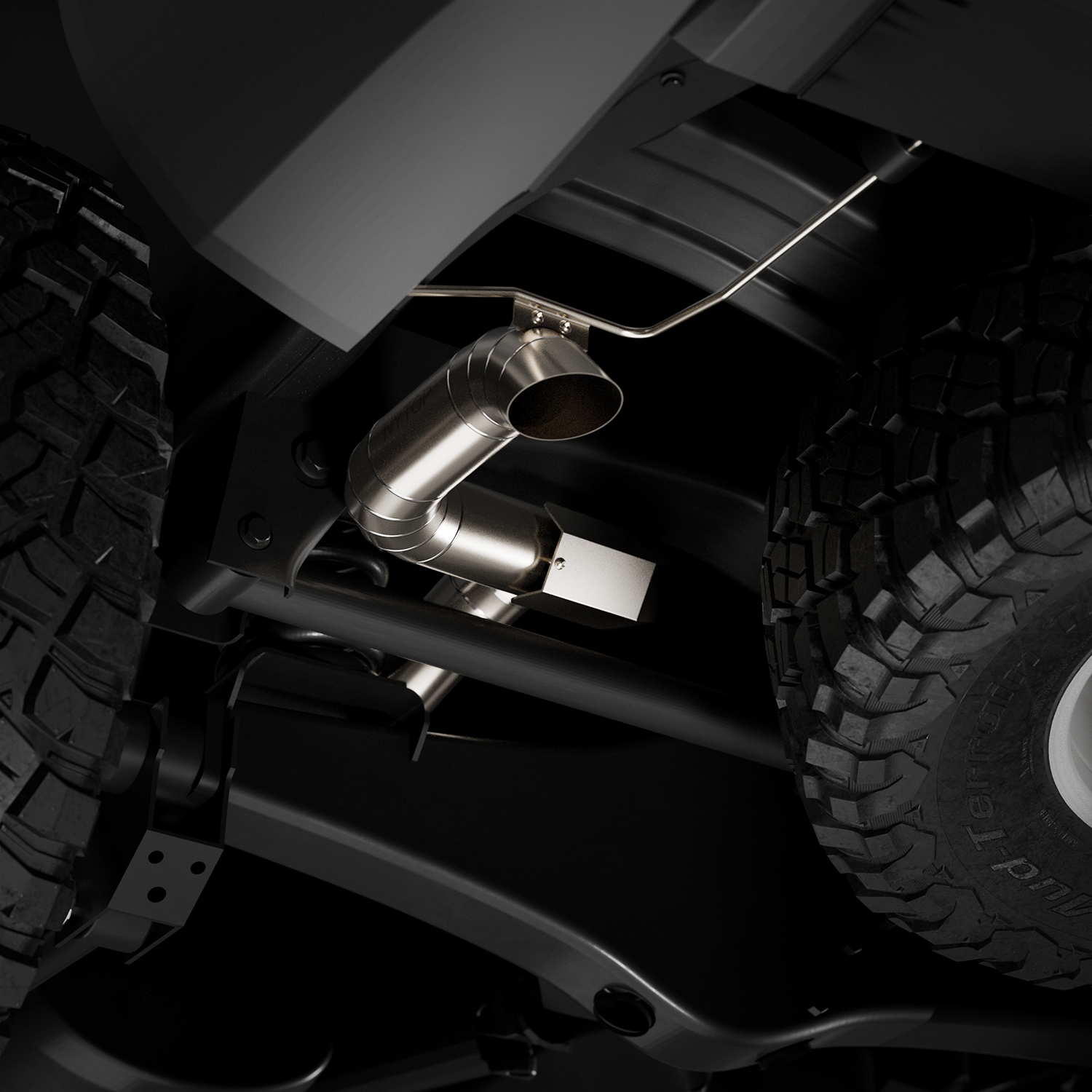 NYTOP Titanium Axle Dump Exhaust For 2025-Current Toyota 4Runner