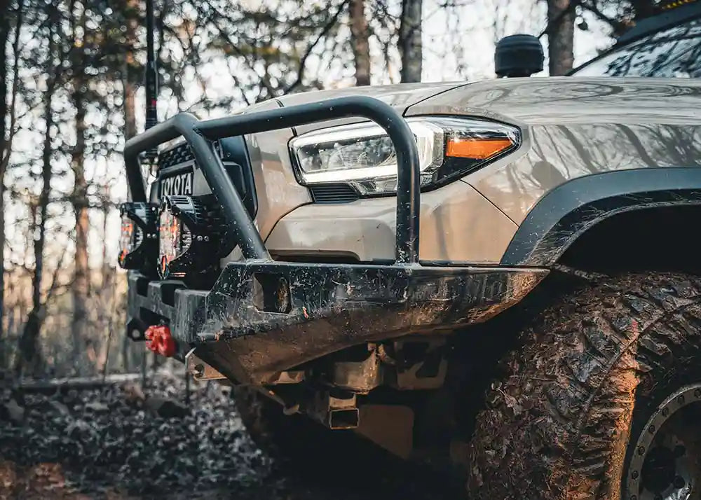 Hi-Lite Overland Front Bumper For Toyota Tacoma 3rd Gen (2016-2023) [Bull Bar]