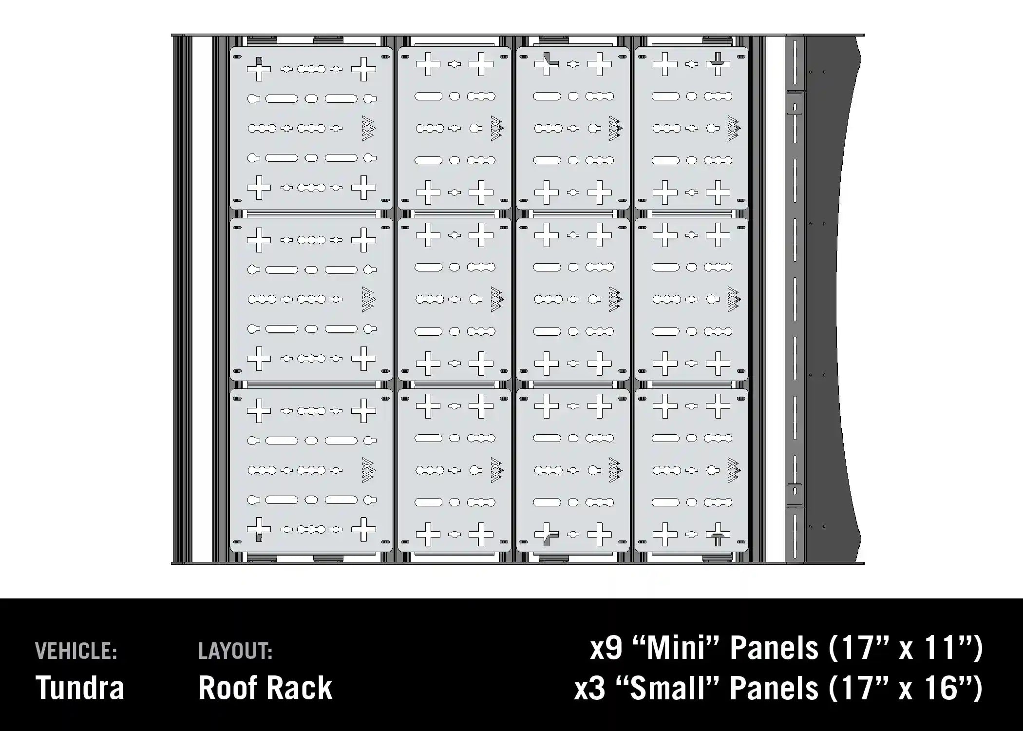 DRIFTR Roof Rack For Toyota Tundra (2022-2025)