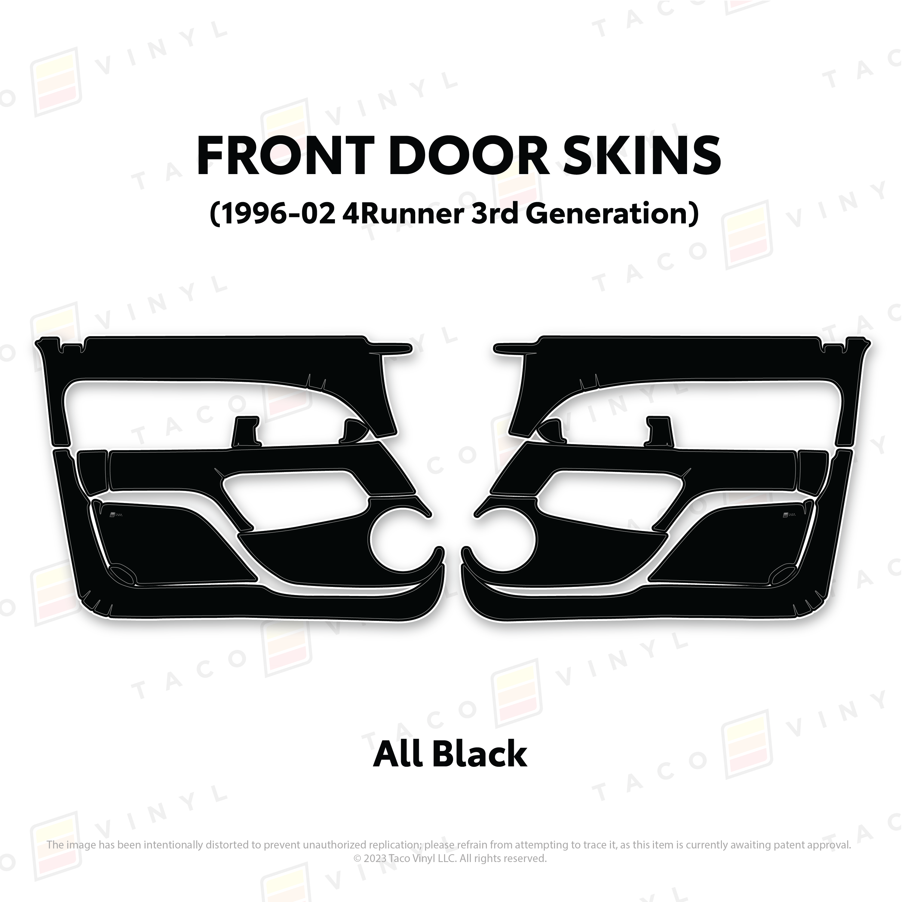 1996-2002  Door Skins For 4Runner