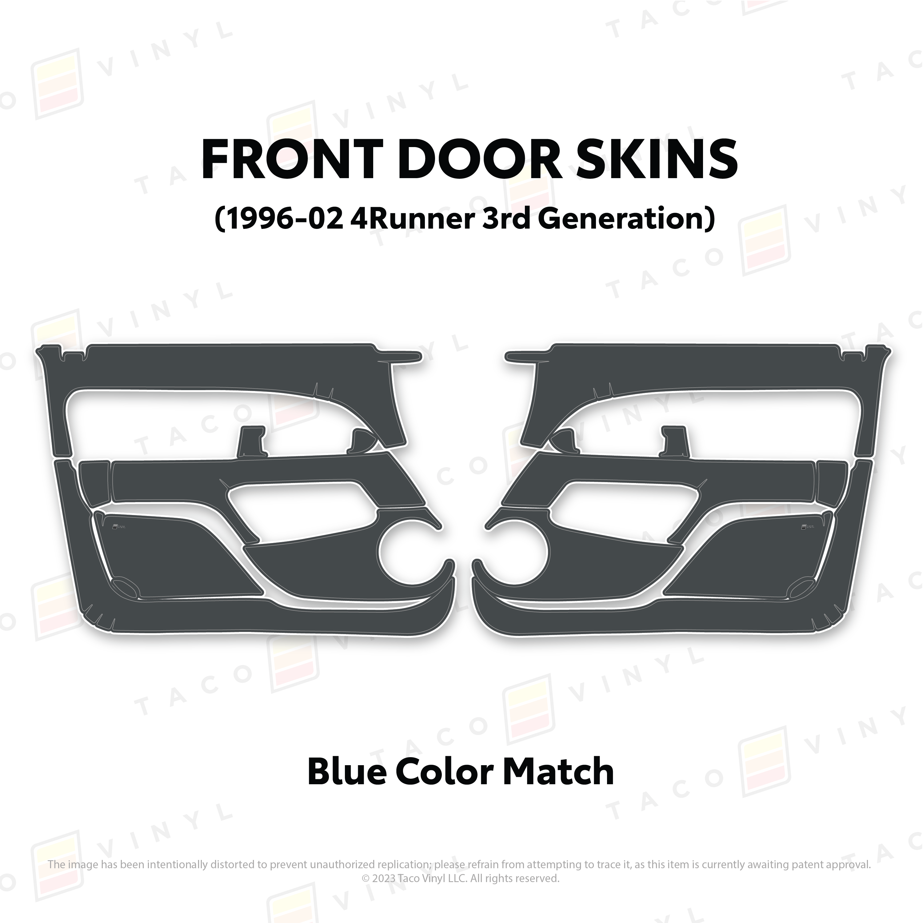 1996-2002  Door Skins For 4Runner
