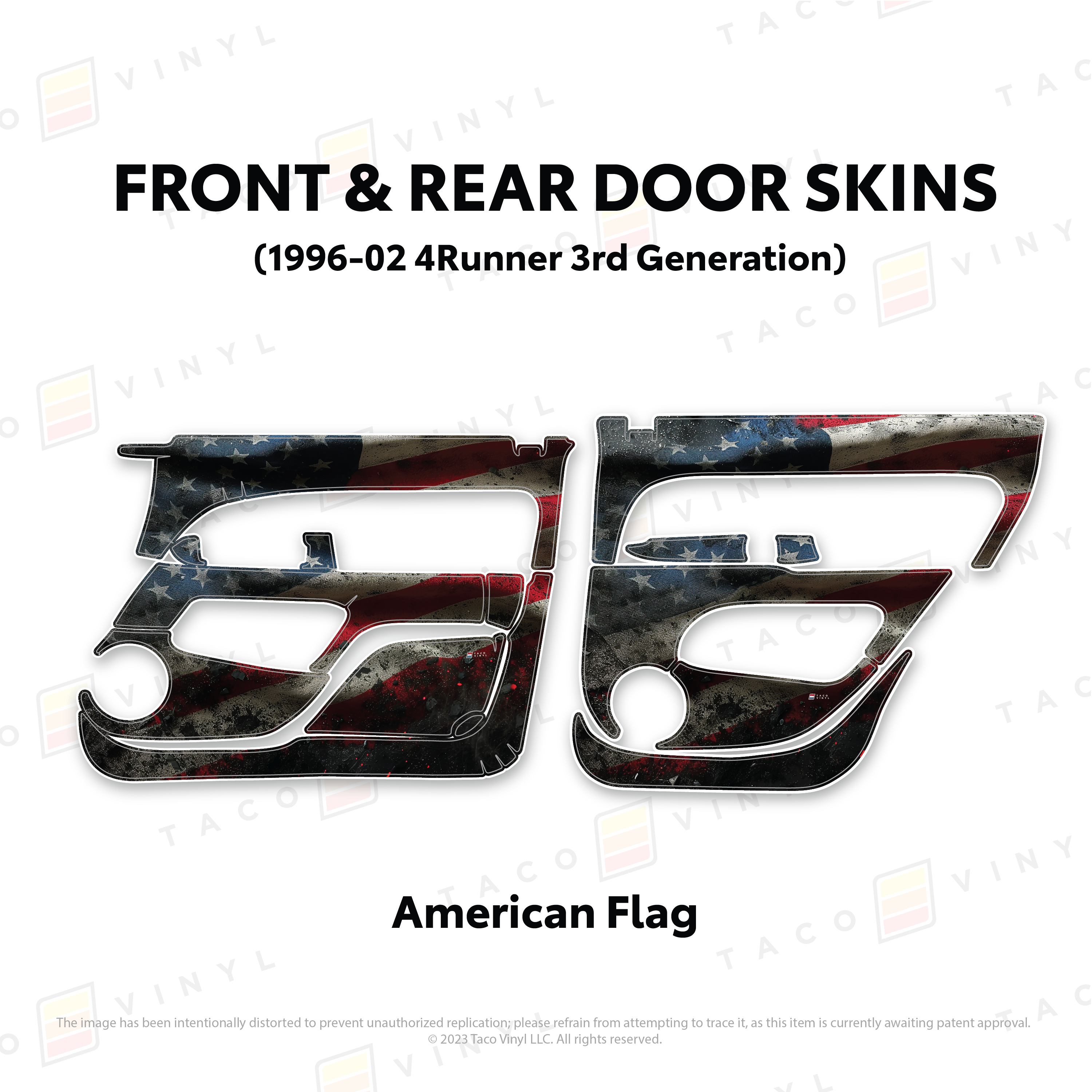 1996-2002  Door Skins For 4Runner