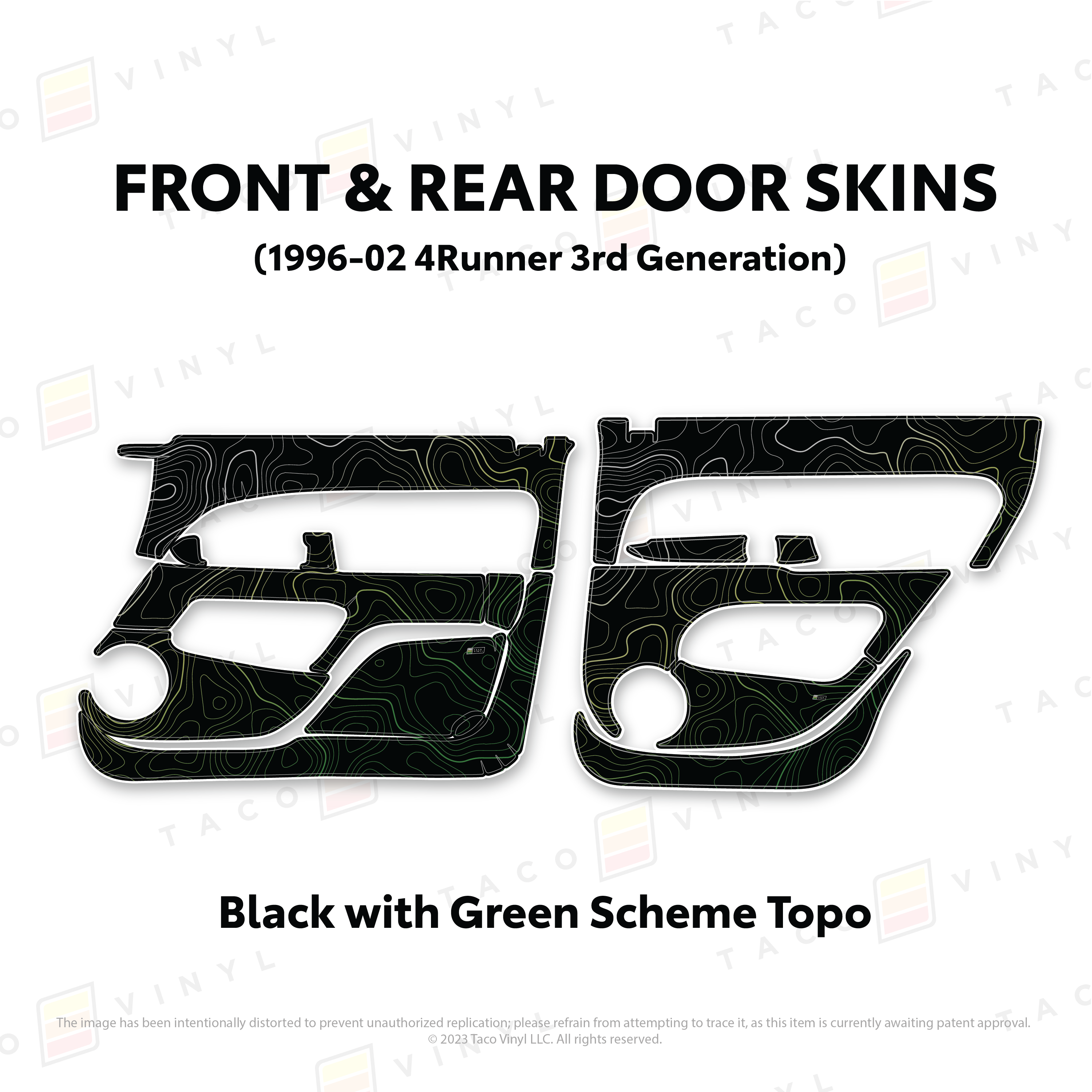1996-2002  Door Skins For 4Runner