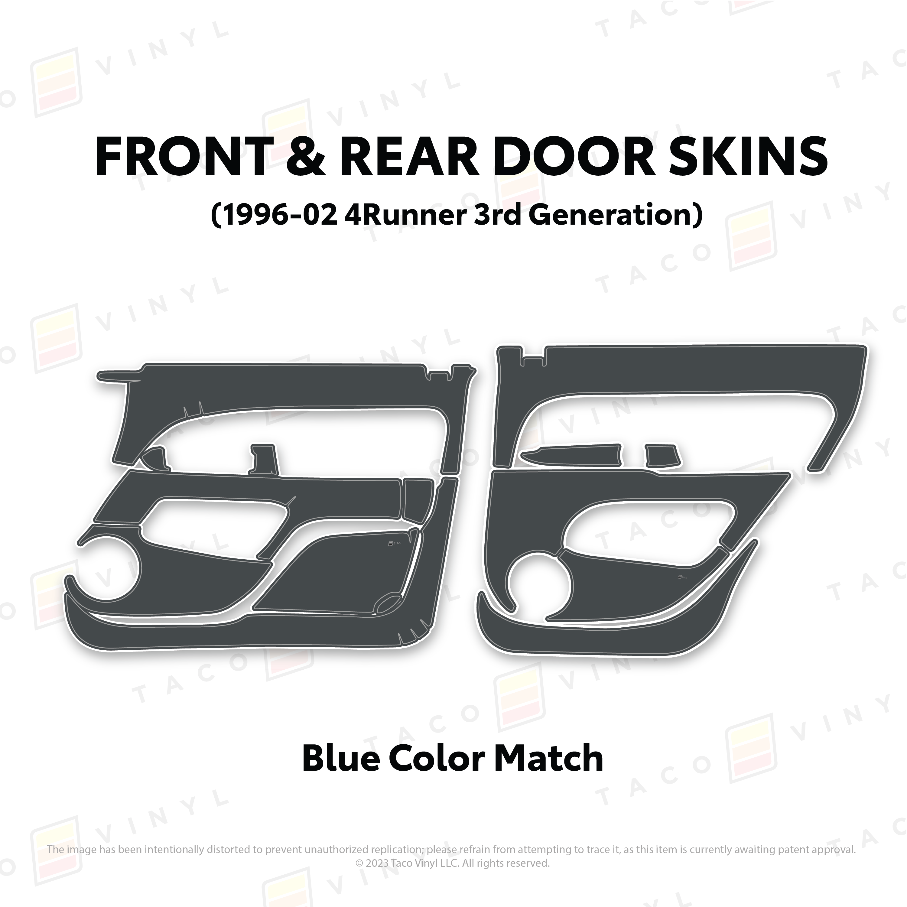 1996-2002  Door Skins For 4Runner