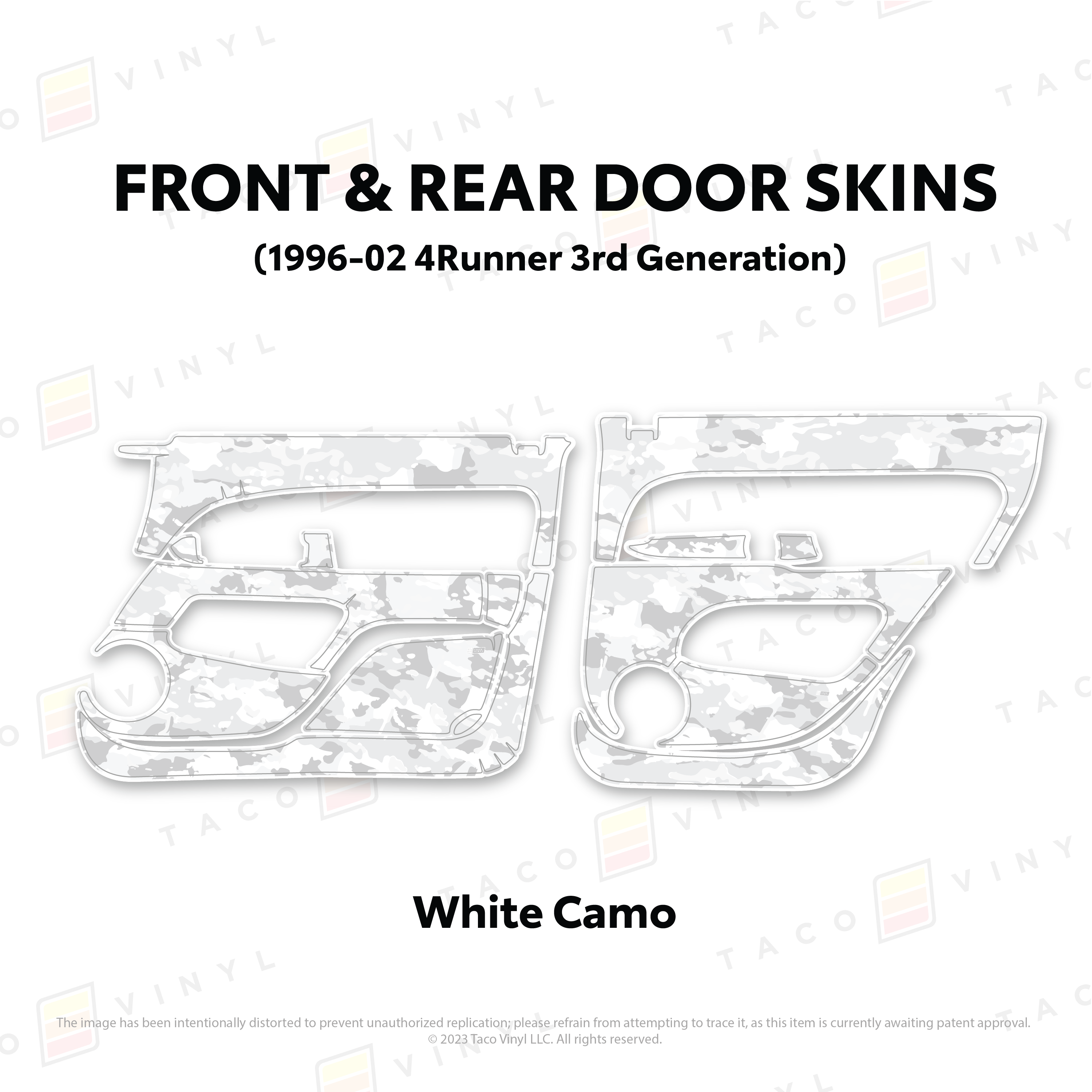 1996-2002  Door Skins For 4Runner