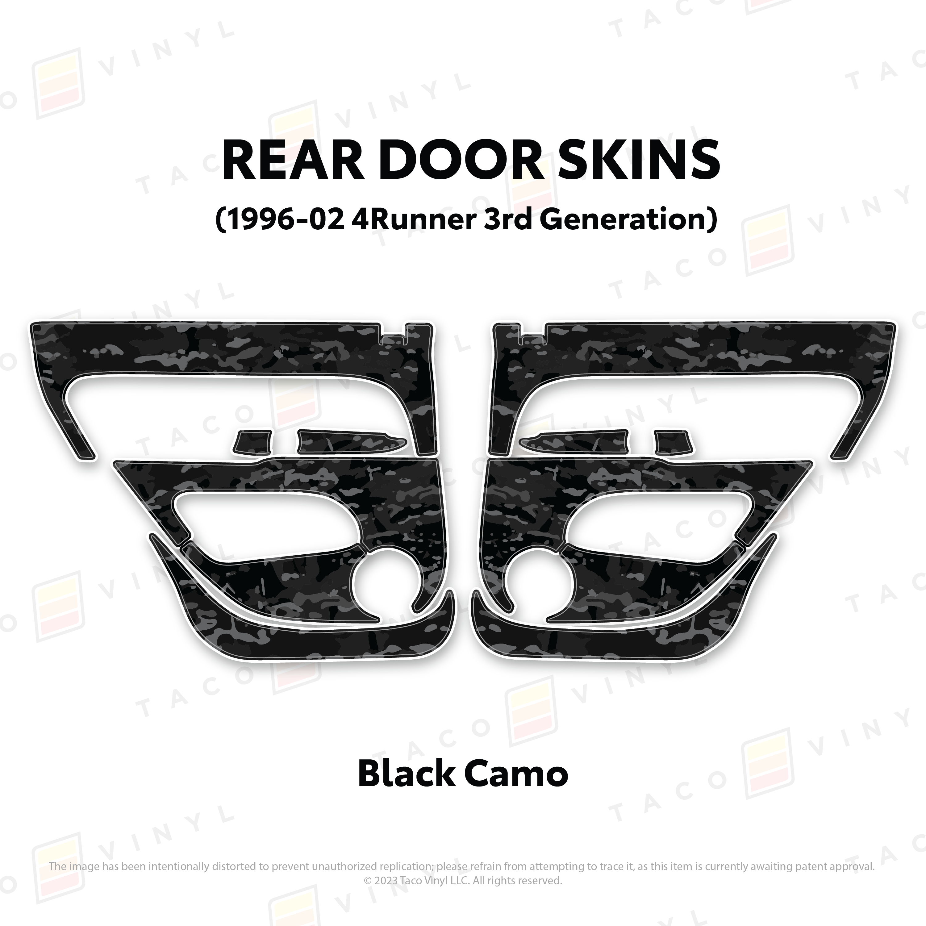 1996-2002  Door Skins For 4Runner