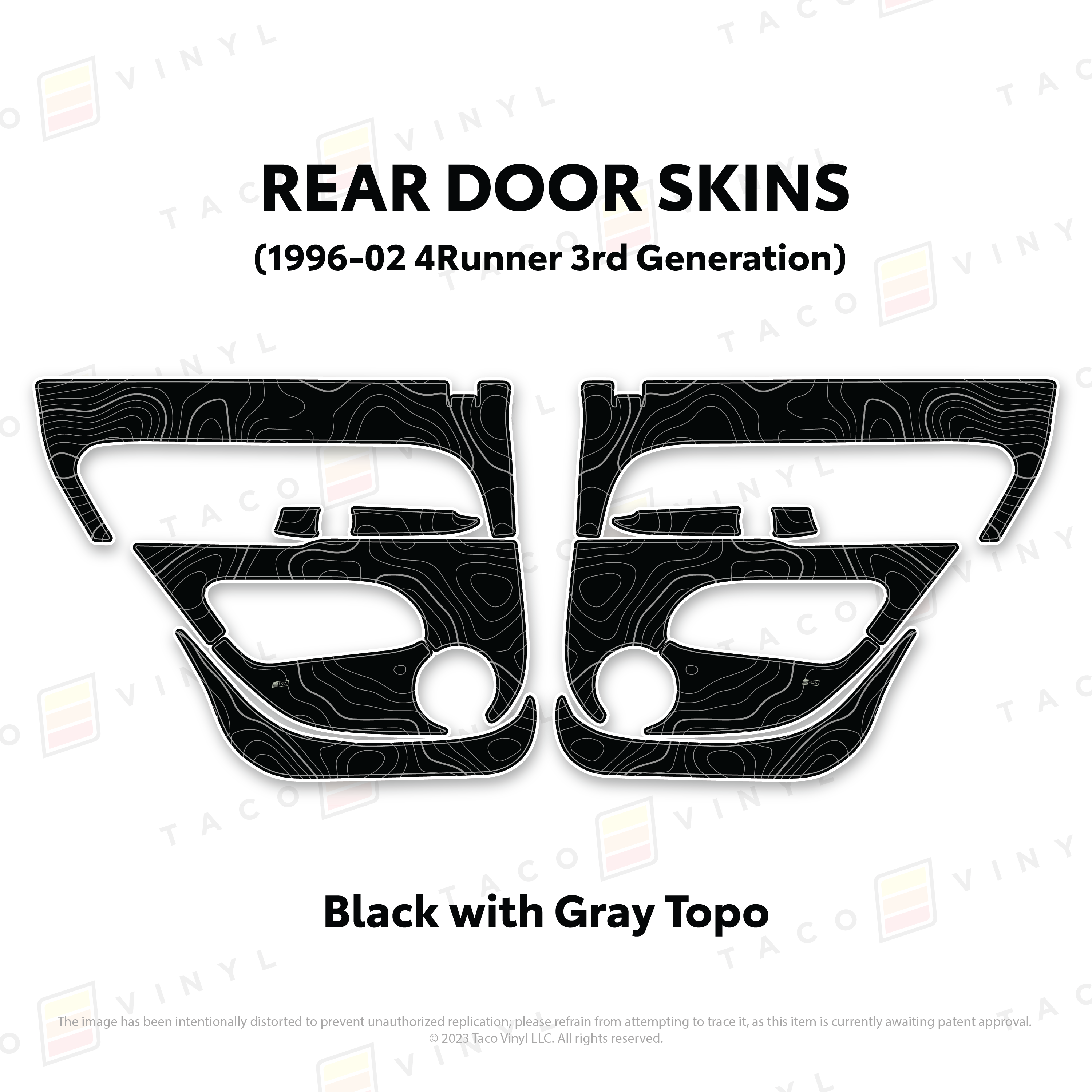 1996-2002  Door Skins For 4Runner