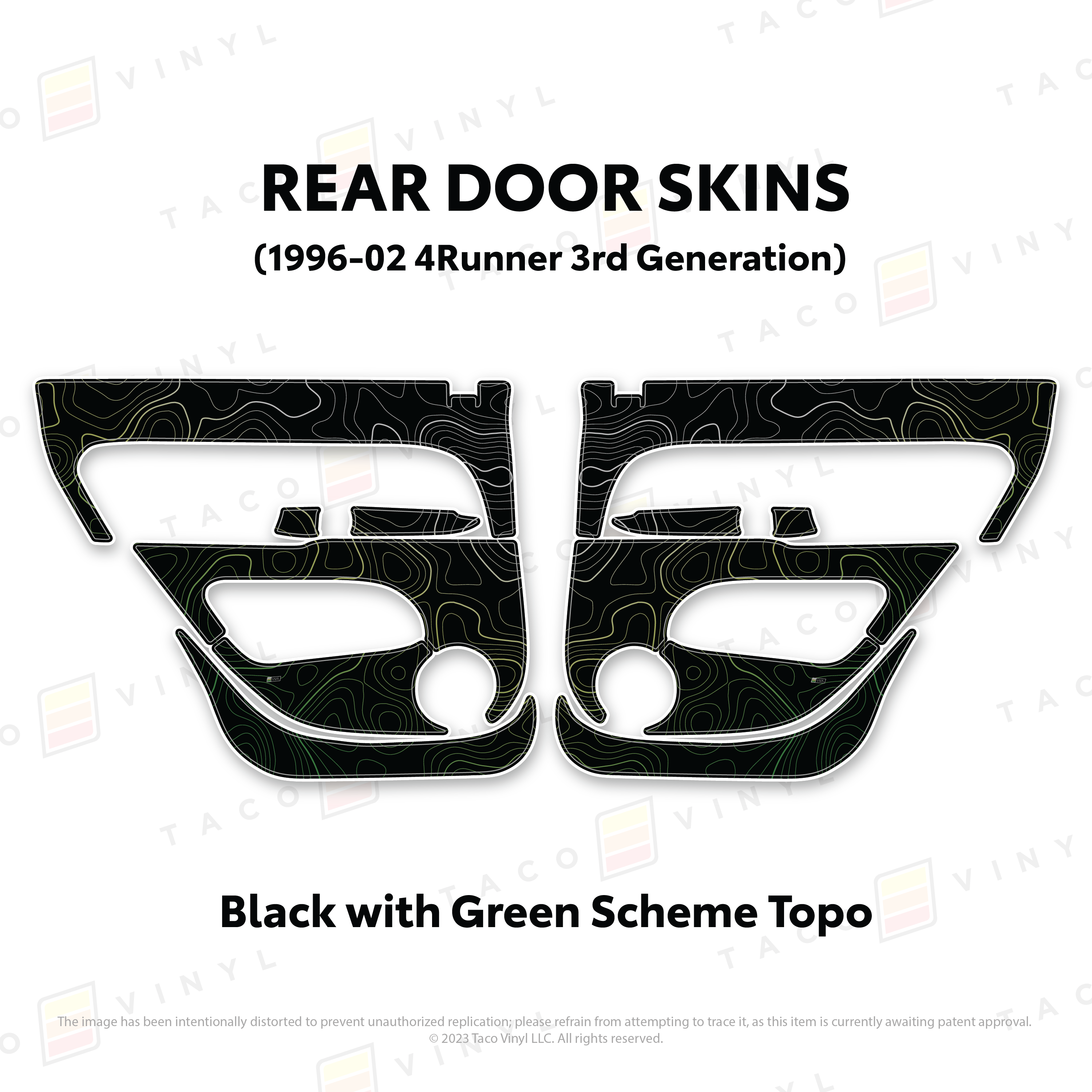 1996-2002  Door Skins For 4Runner