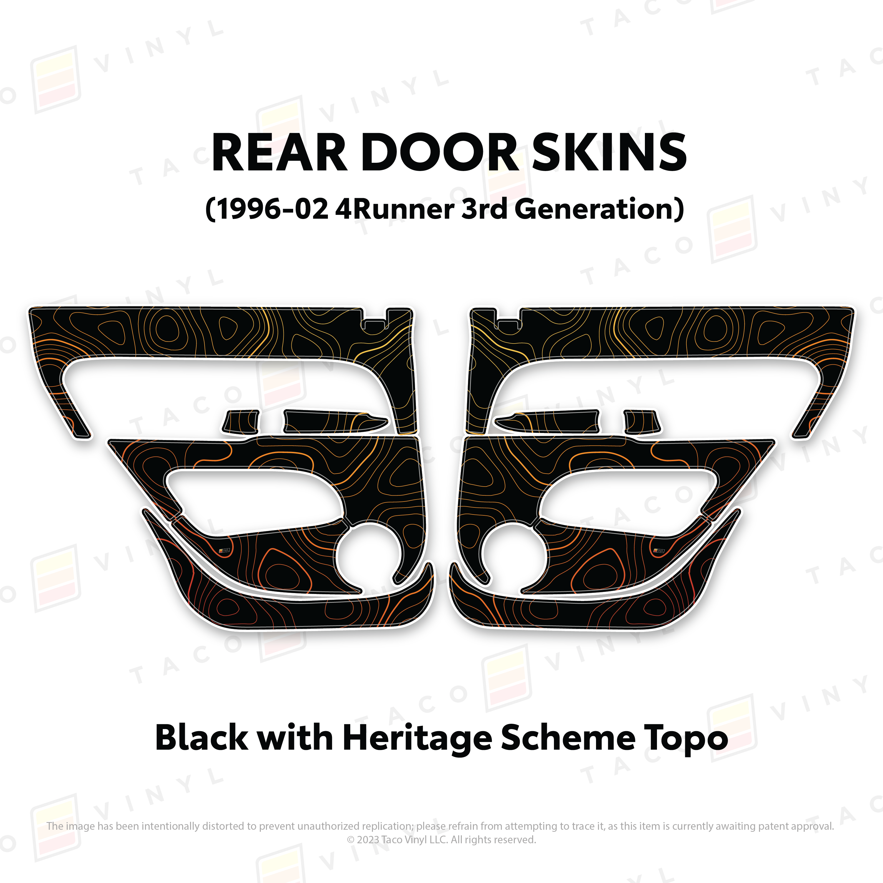 1996-2002  Door Skins For 4Runner
