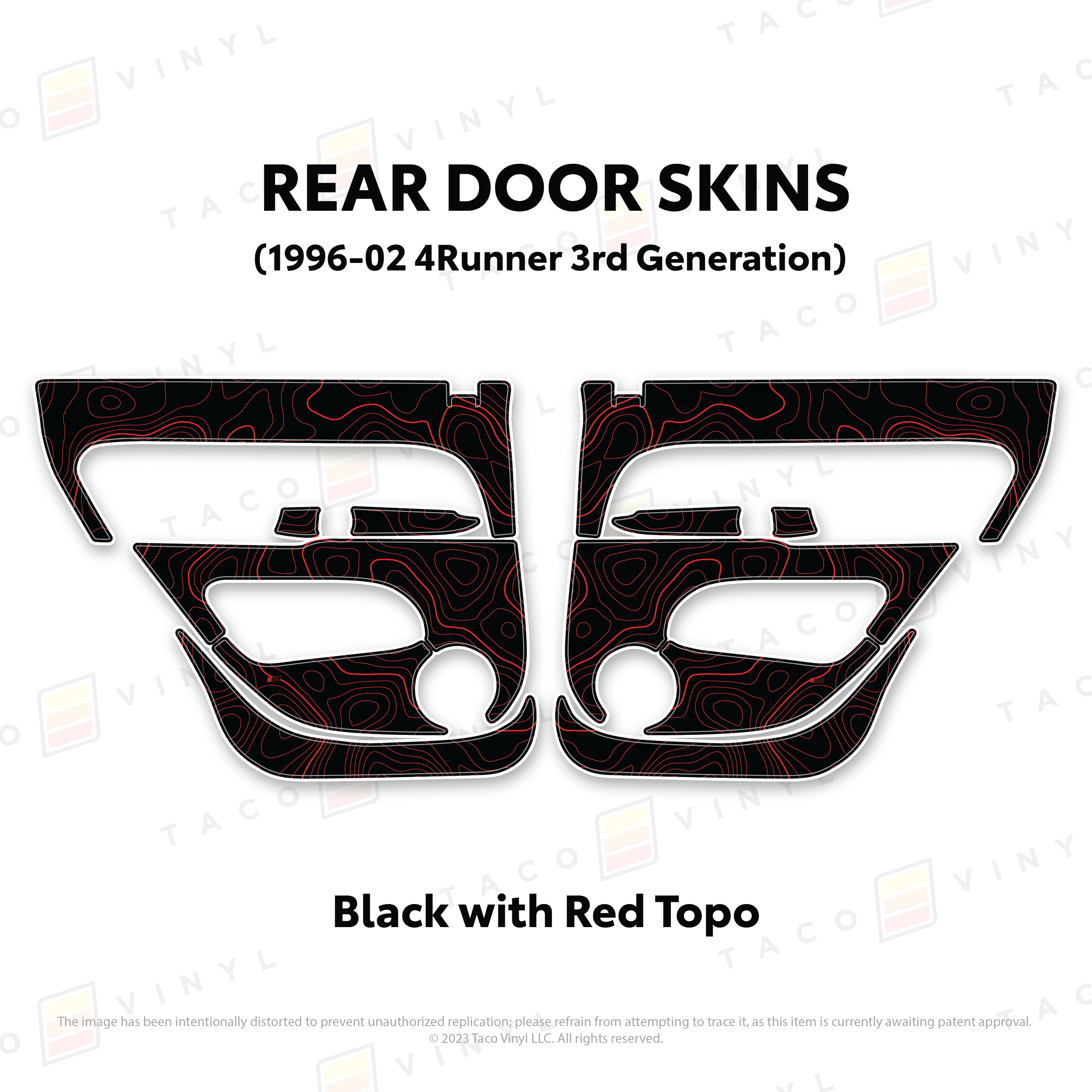 1996-2002  Door Skins For 4Runner