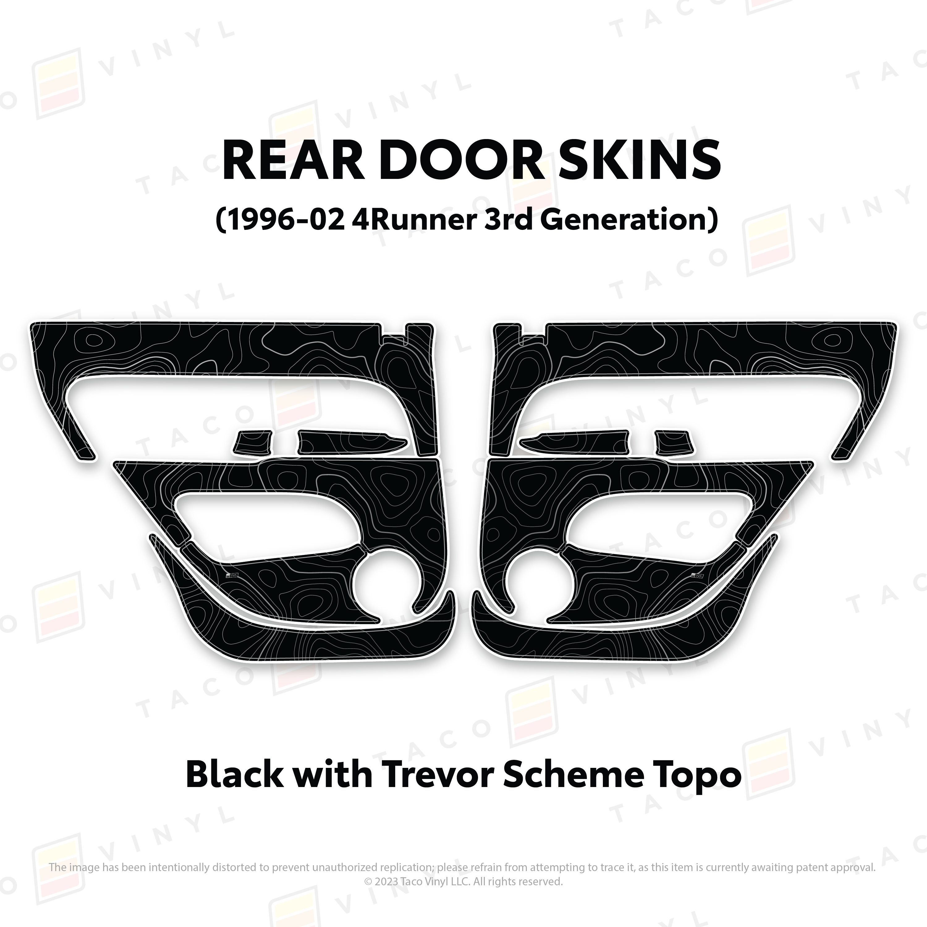 1996-2002  Door Skins For 4Runner