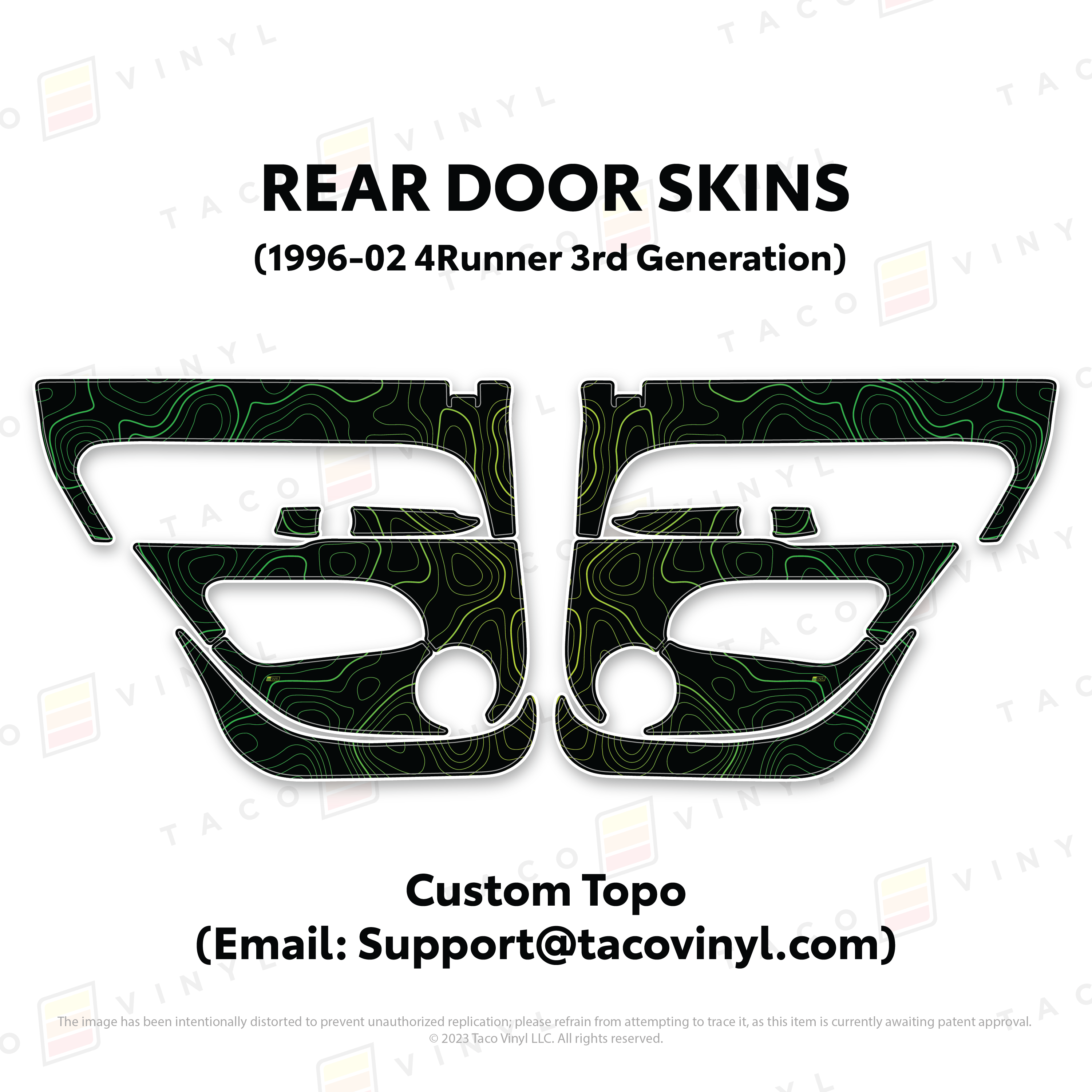 1996-2002  Door Skins For 4Runner