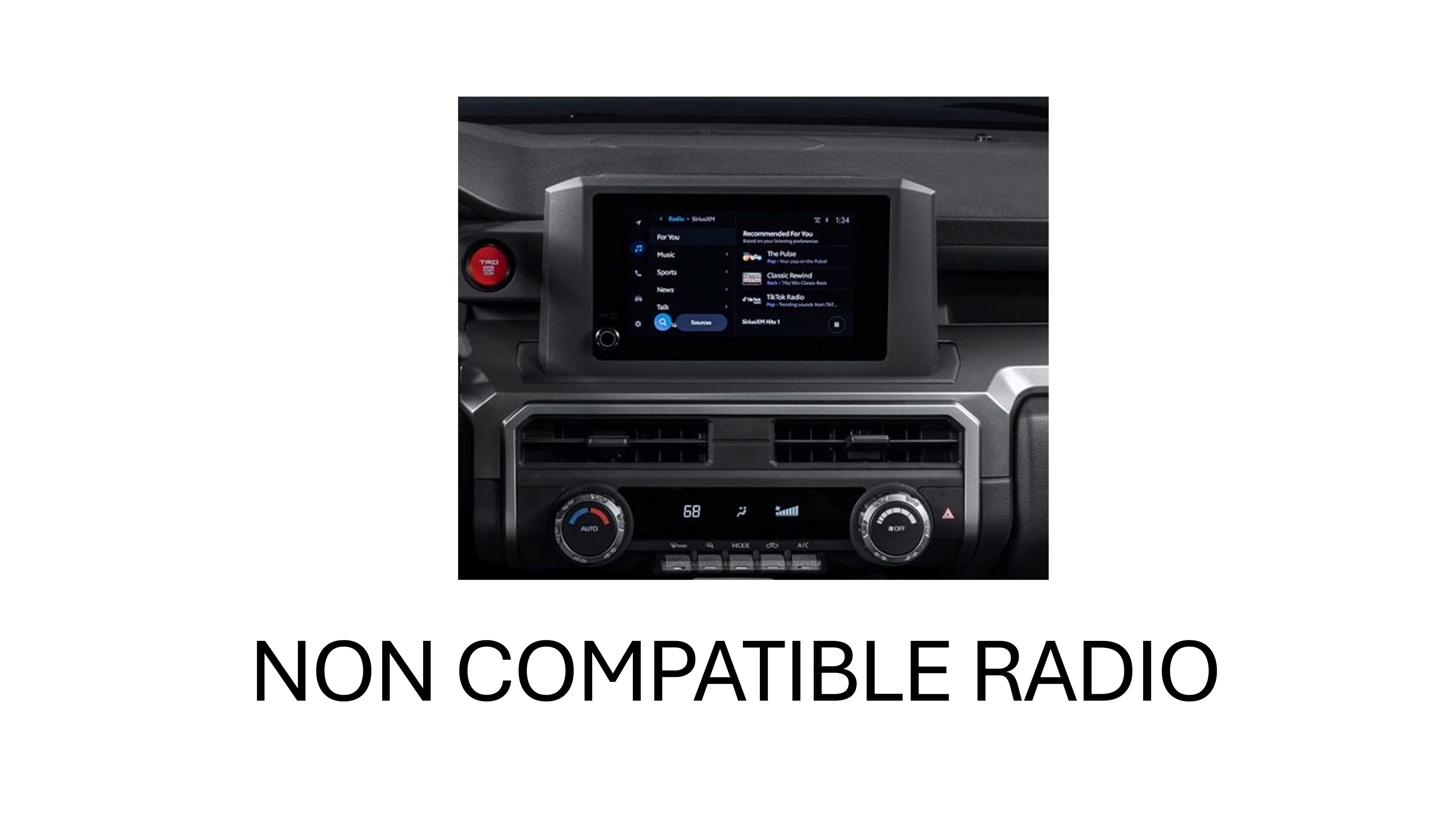 V2 Radio Knob (For 2022+ Tundra / 2024+ Tacoma / 2025+ 4Runner) - BLACK
