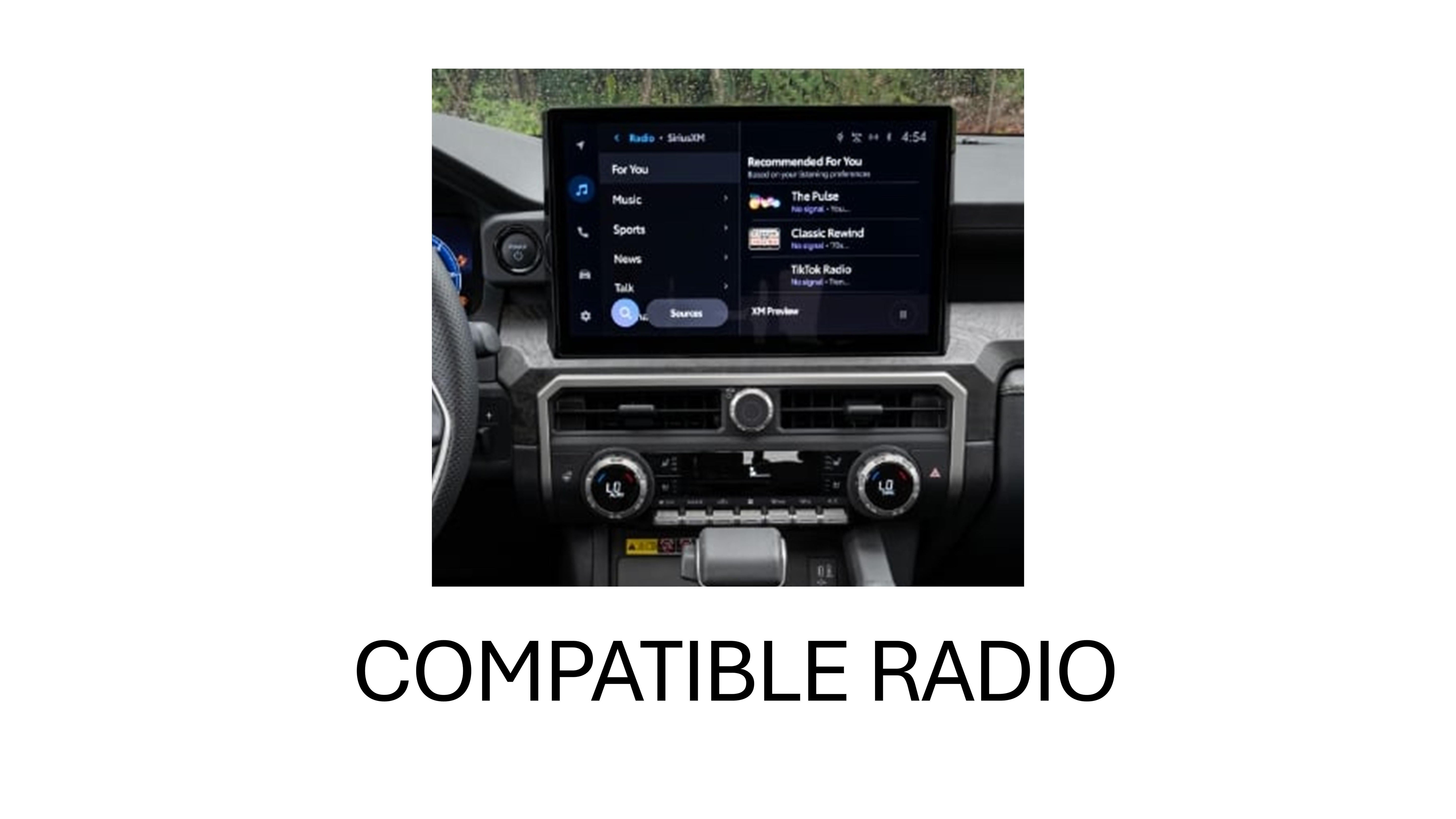 V2 Radio Knob (For 2022+ Tundra / 2024+ Tacoma / 2025+ 4Runner) - BLACK