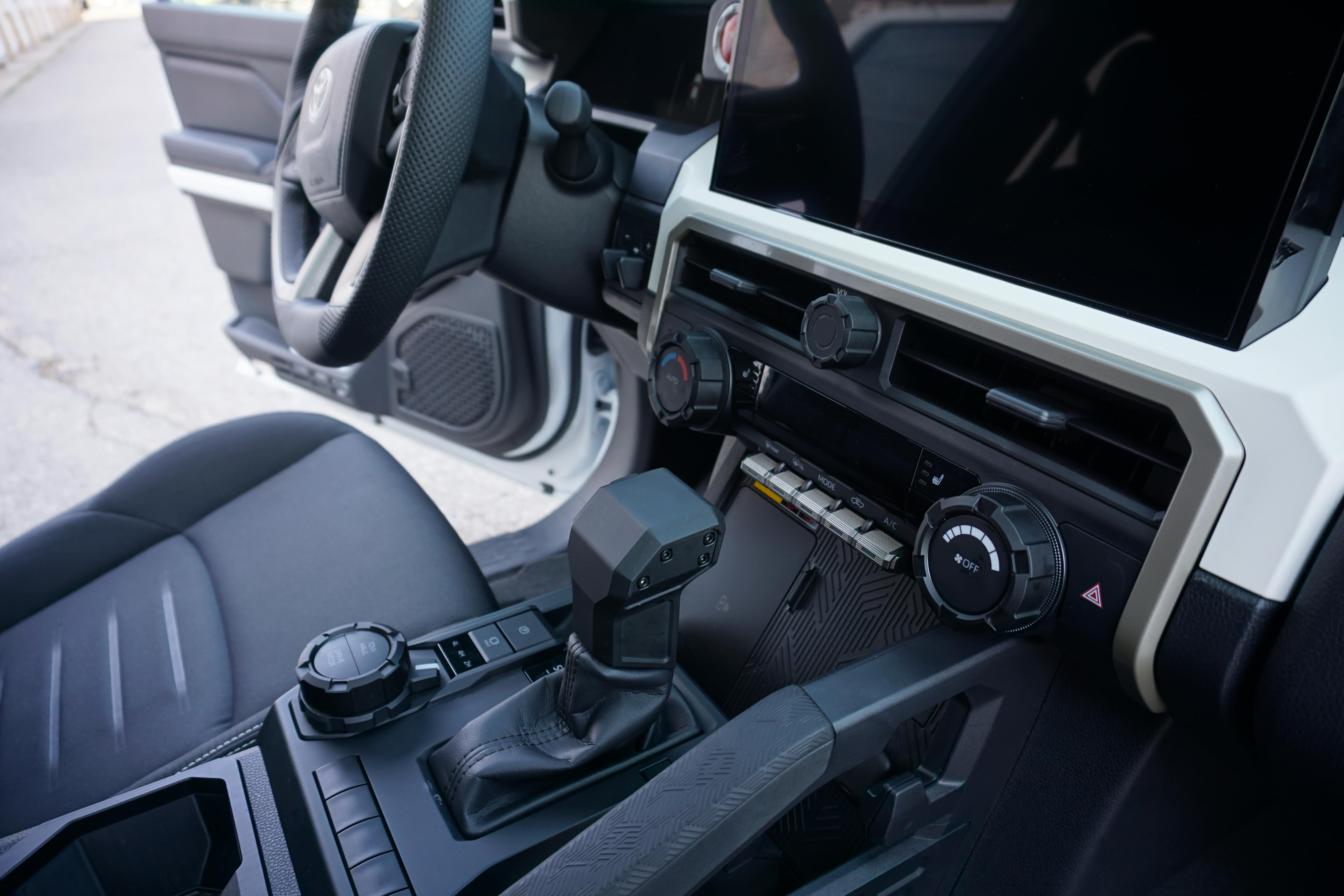 V2 Radio Knob + Drive Mode Knob + Climate Knobs (For 2024+ Tacoma / 2025+ 4Runner) - BLACK