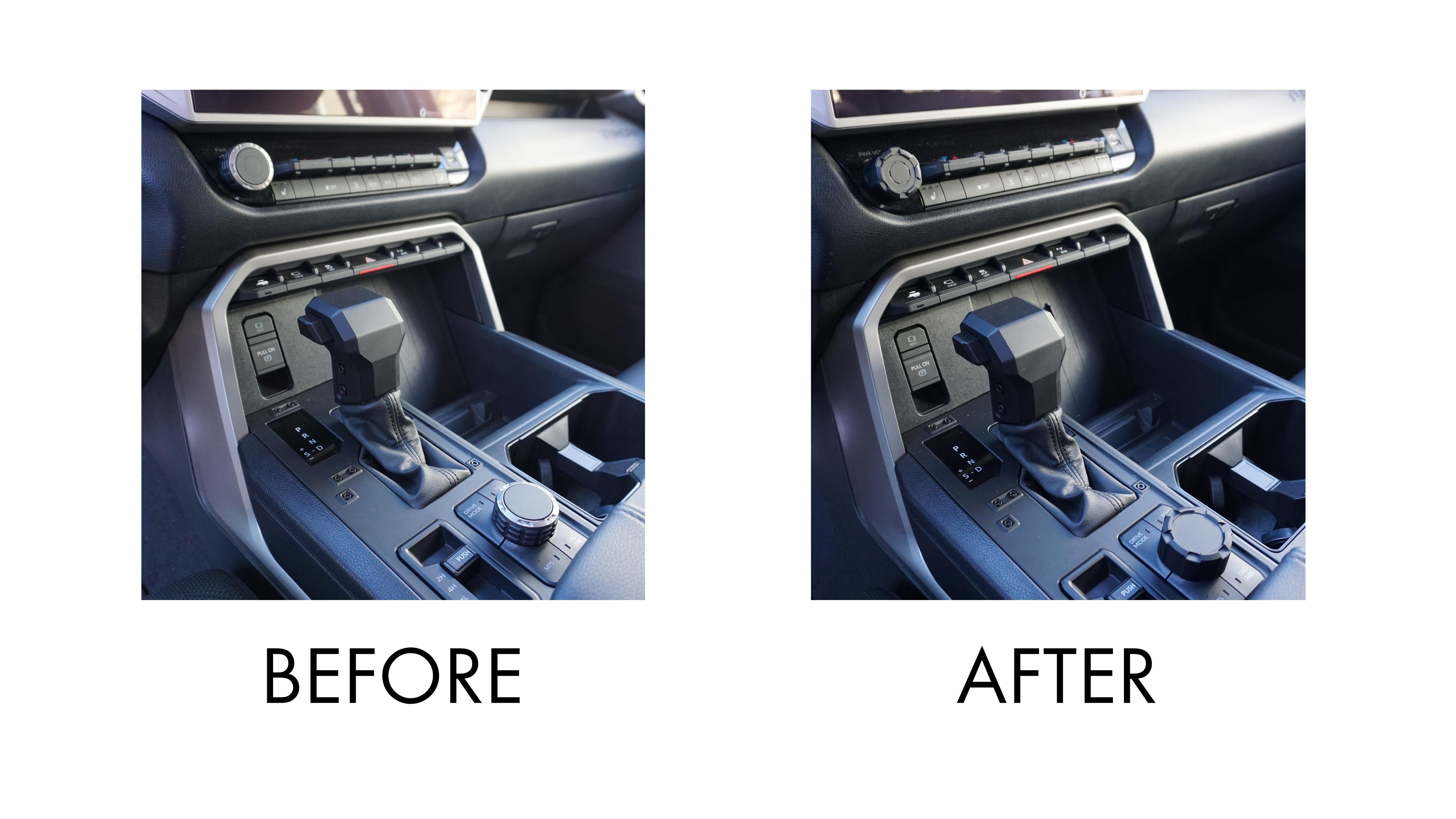 V2 Radio + Drive Mode Knob Set (For 2022+ Tundra) - BLACK