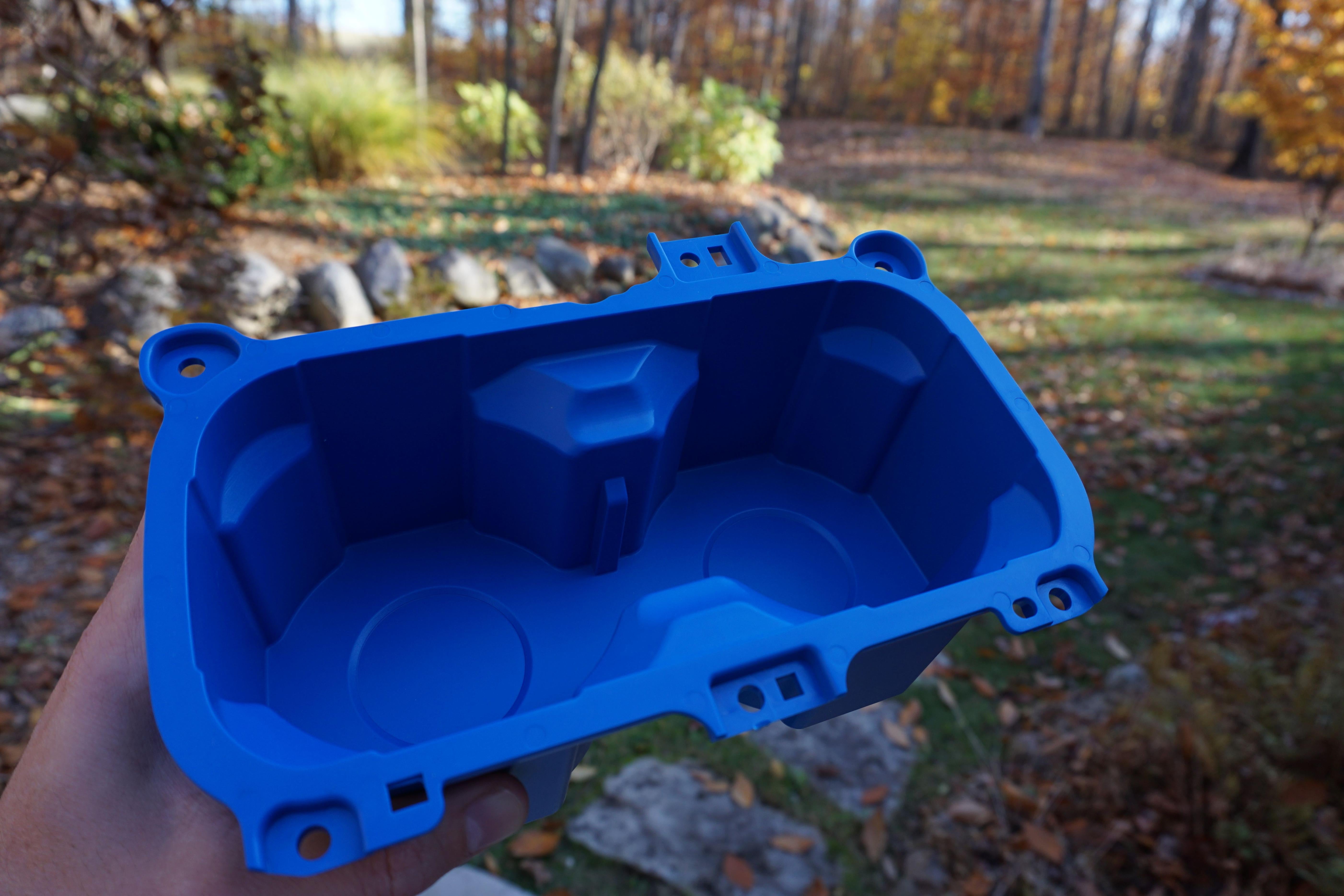 Oversize Cup Holder with Tray (For 2016-2023 Tacoma) - VOODOO BLUE