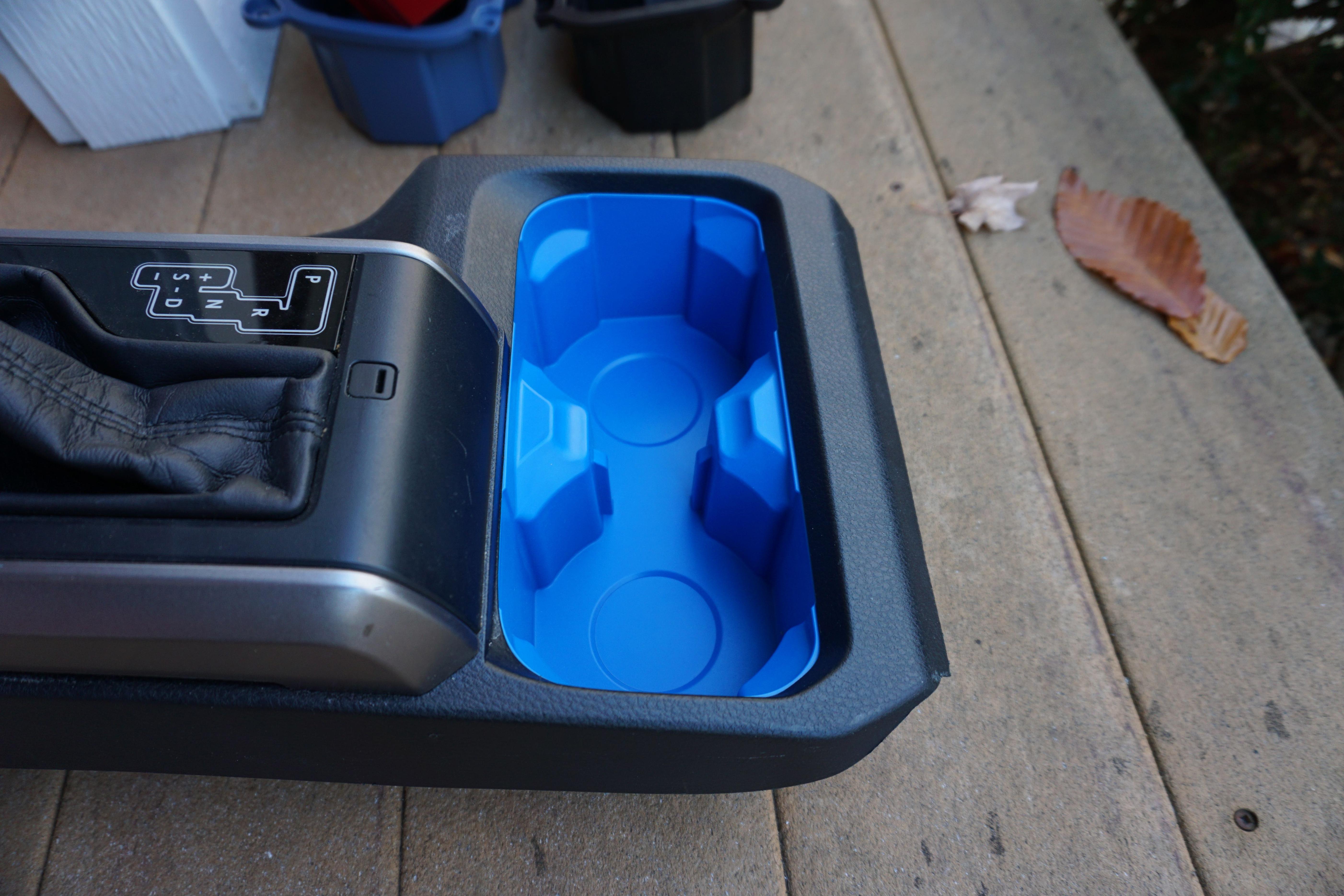 Oversize Cup Holder with Tray (For 2016-2023 Tacoma) - VOODOO BLUE