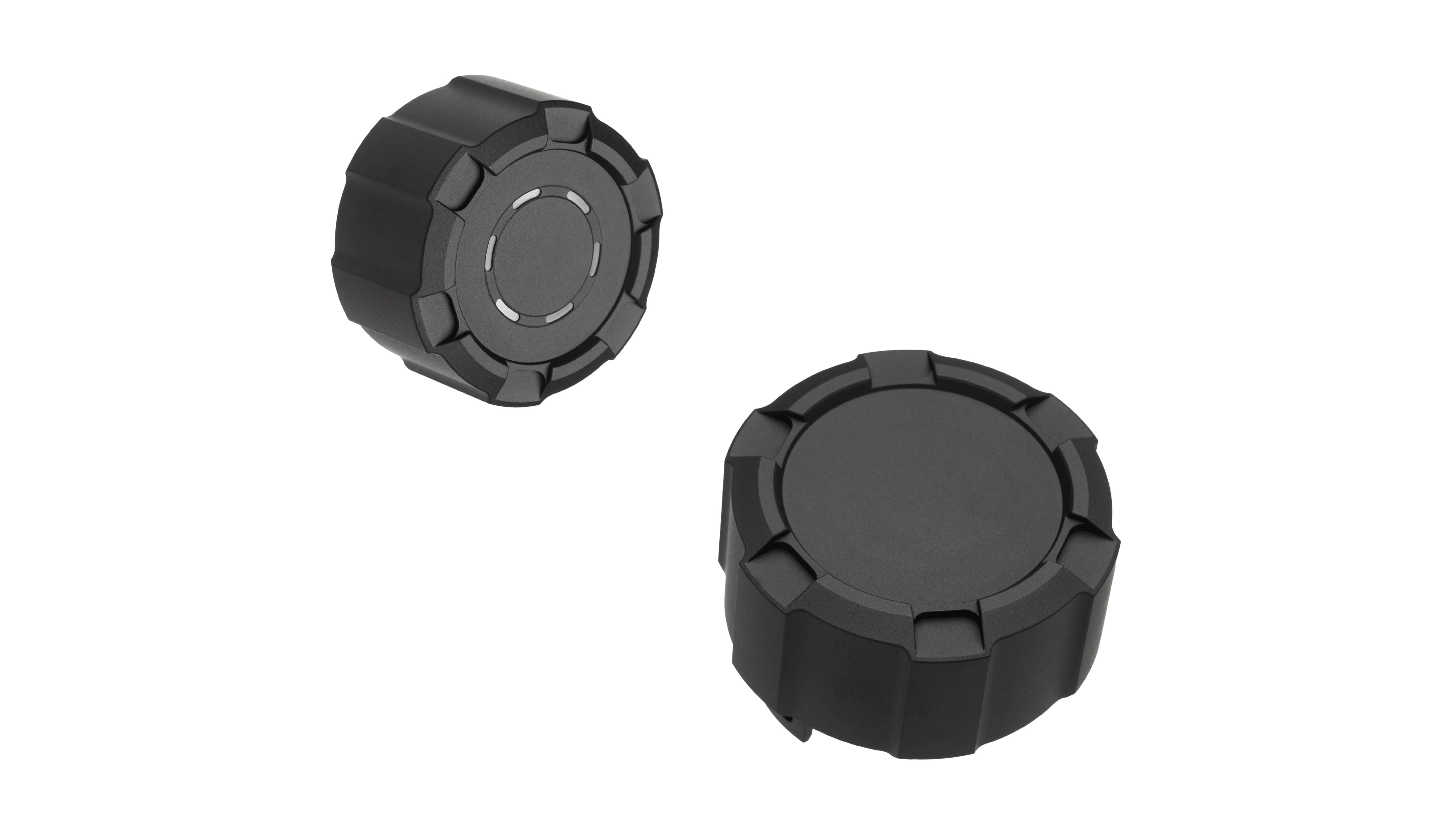 V2 Radio + Drive Mode Knob Set (For 2022+ Tundra) - BLACK