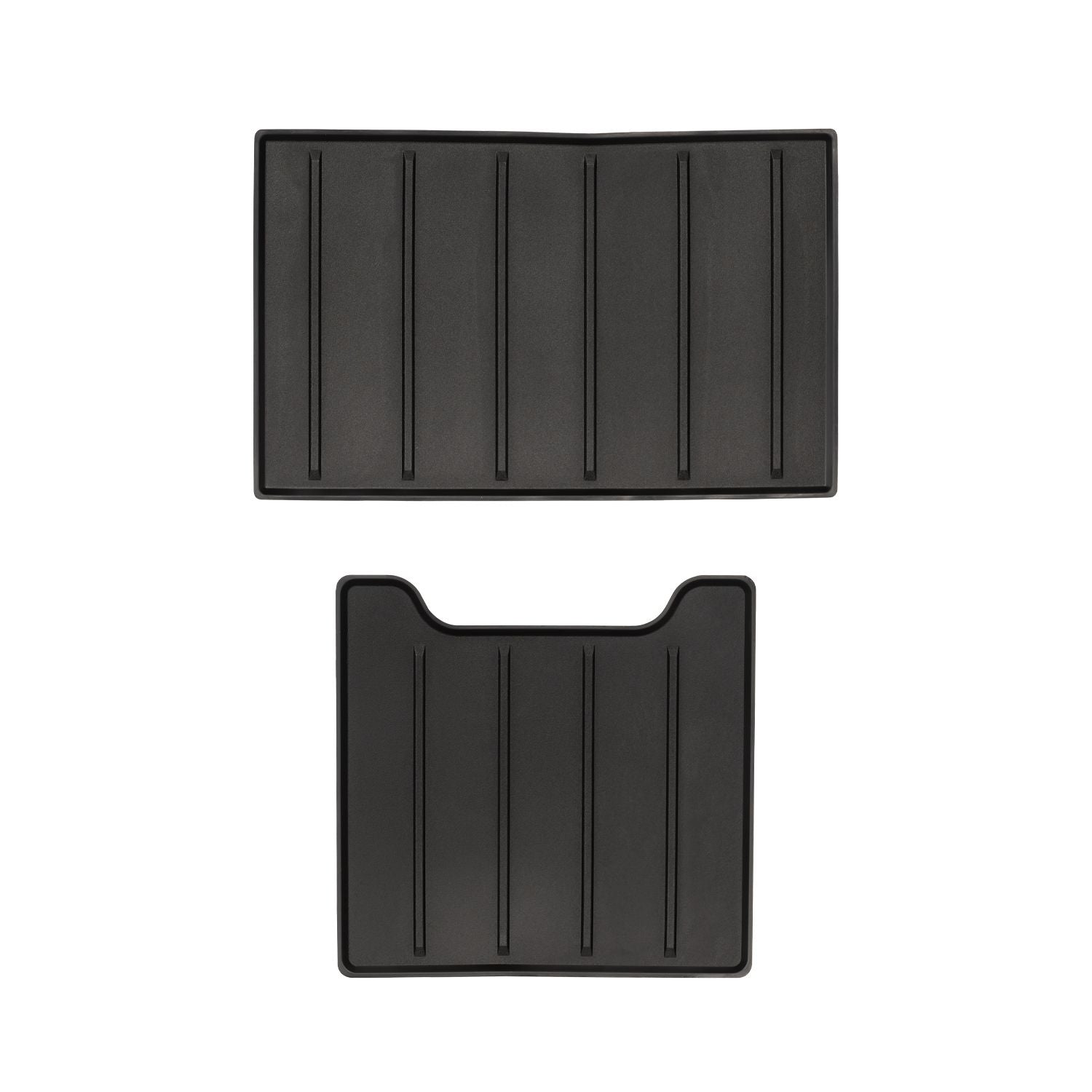 Center Console Tray Liner (For 2022+ Tundra Platinum) - 2PC BLACK
