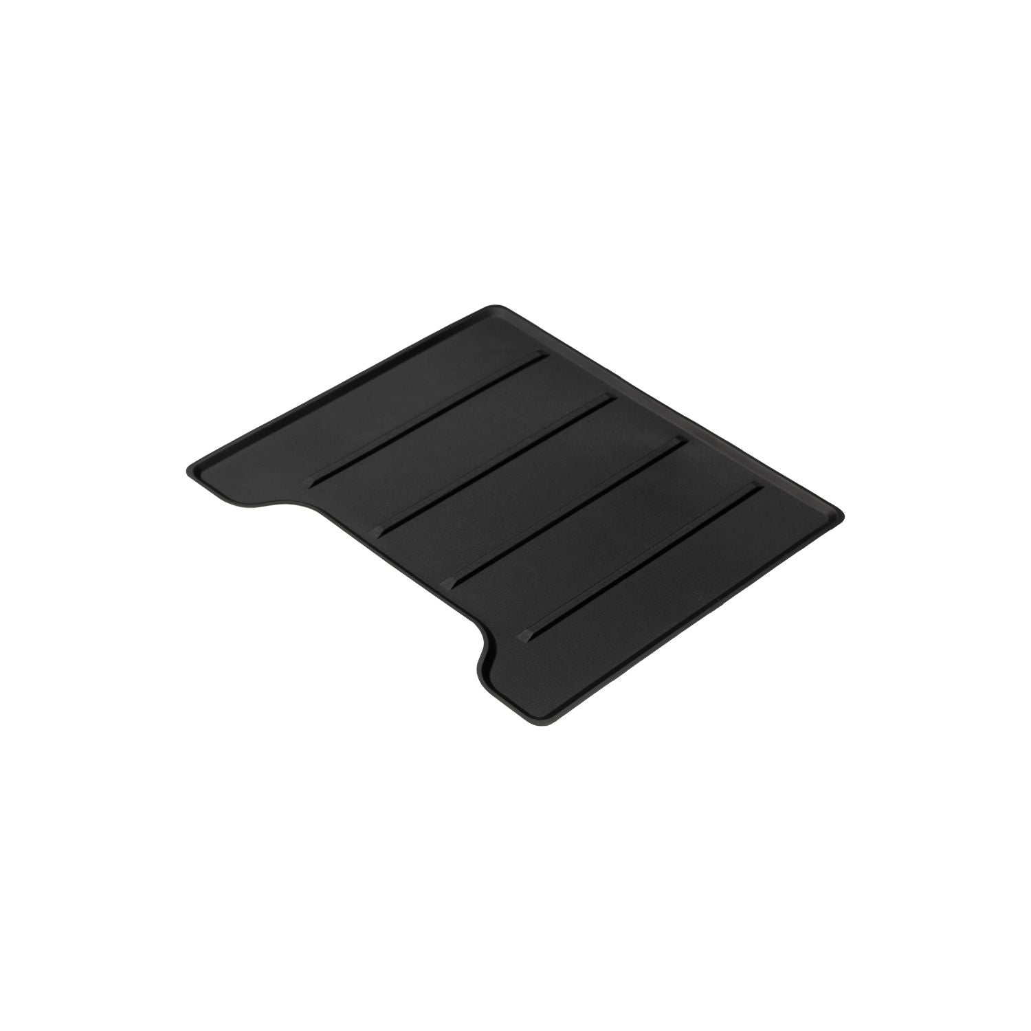 Center Console Tray Liner (For 2022+ Tundra Platinum) - 1PC BLACK