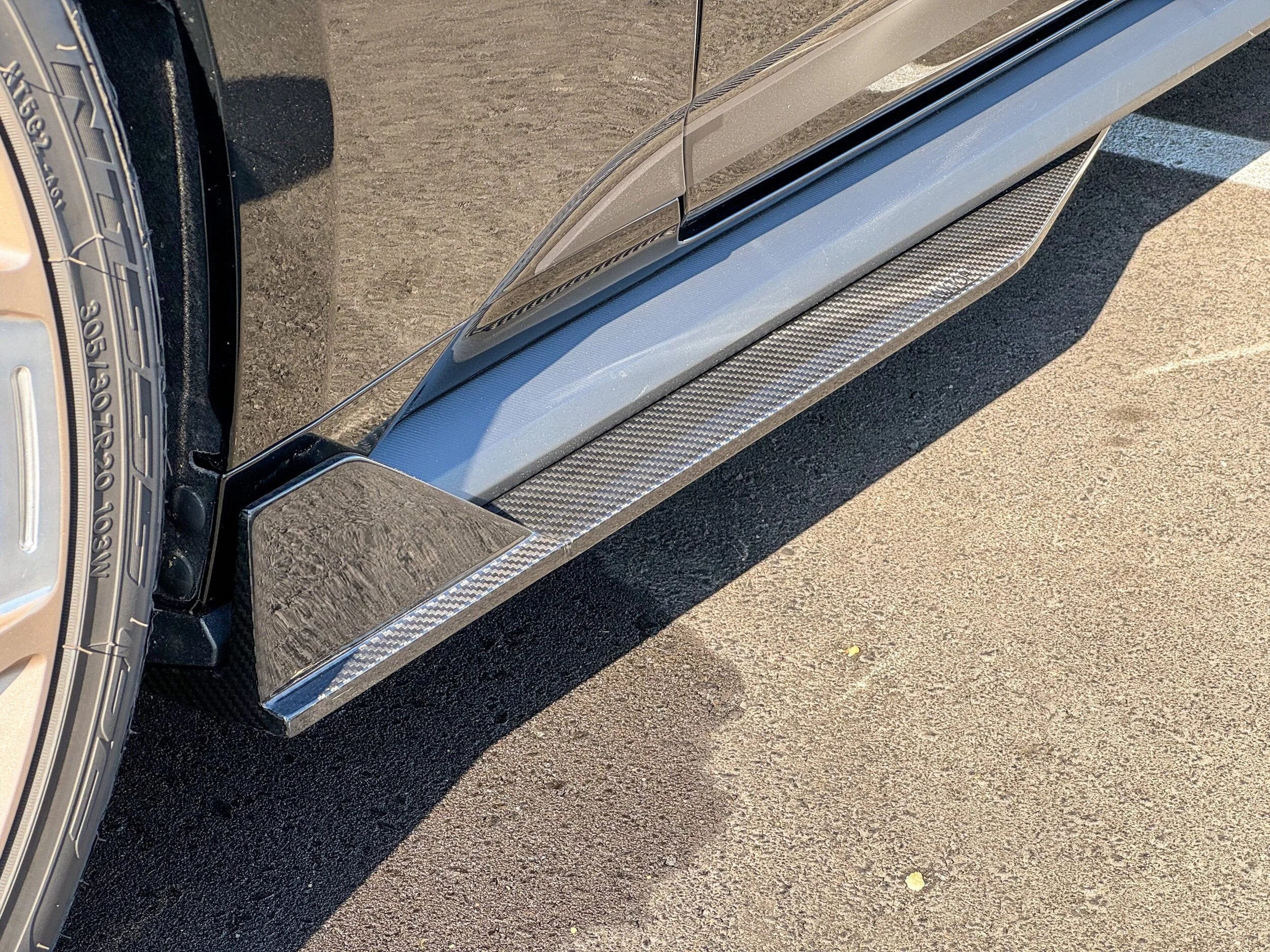 NYTOP Side Skirt Extension For 2024-Current Ford Mustang