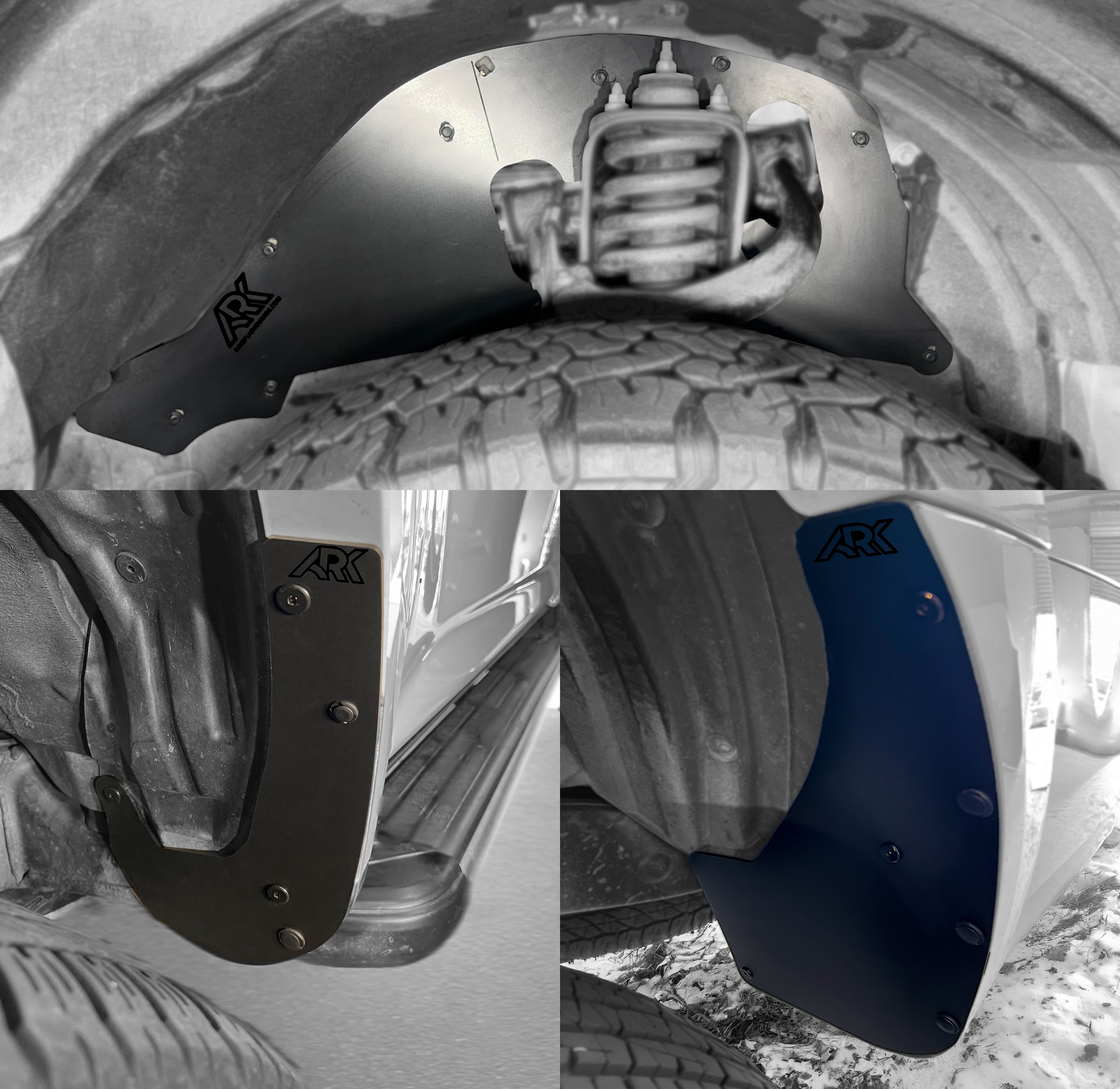 TriXpoly Splash Guards, Mud Flap & Micro Deletes For 2010-2024 Toyota 4Runner