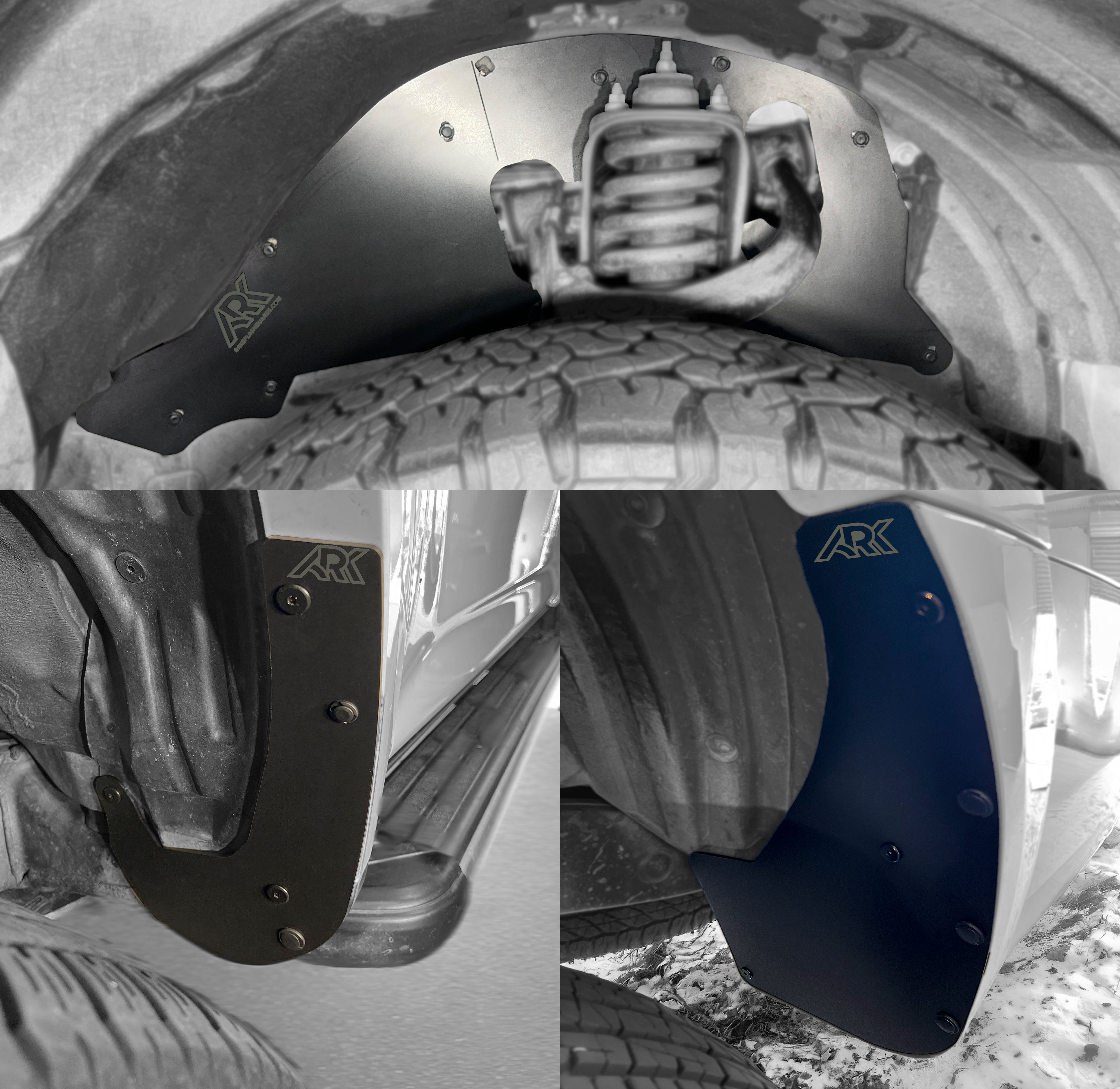 TriXpoly Splash Guards, Mud Flap & Micro Deletes For 2010-2024 Toyota 4Runner
