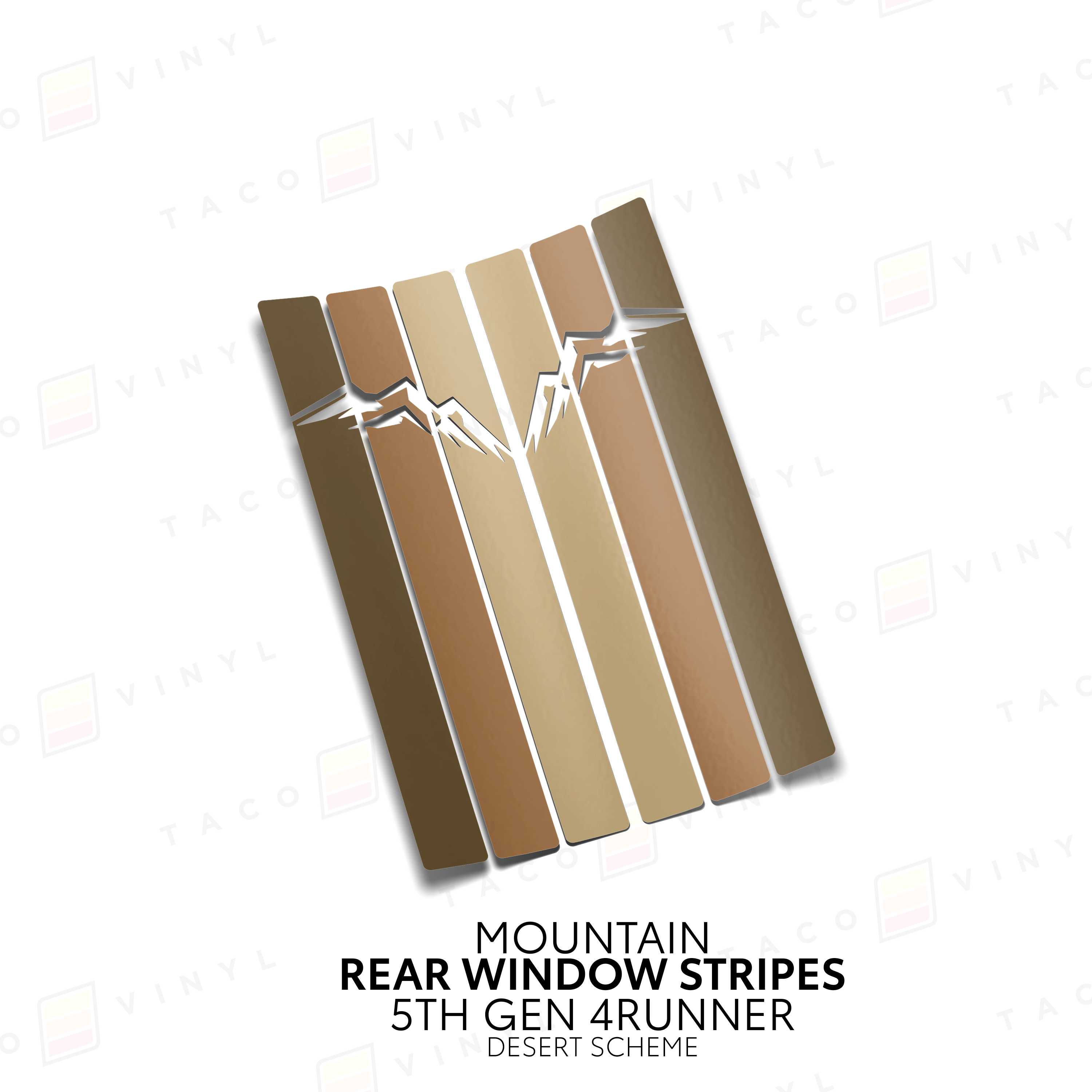 Rear Window Stripes For 4Runner