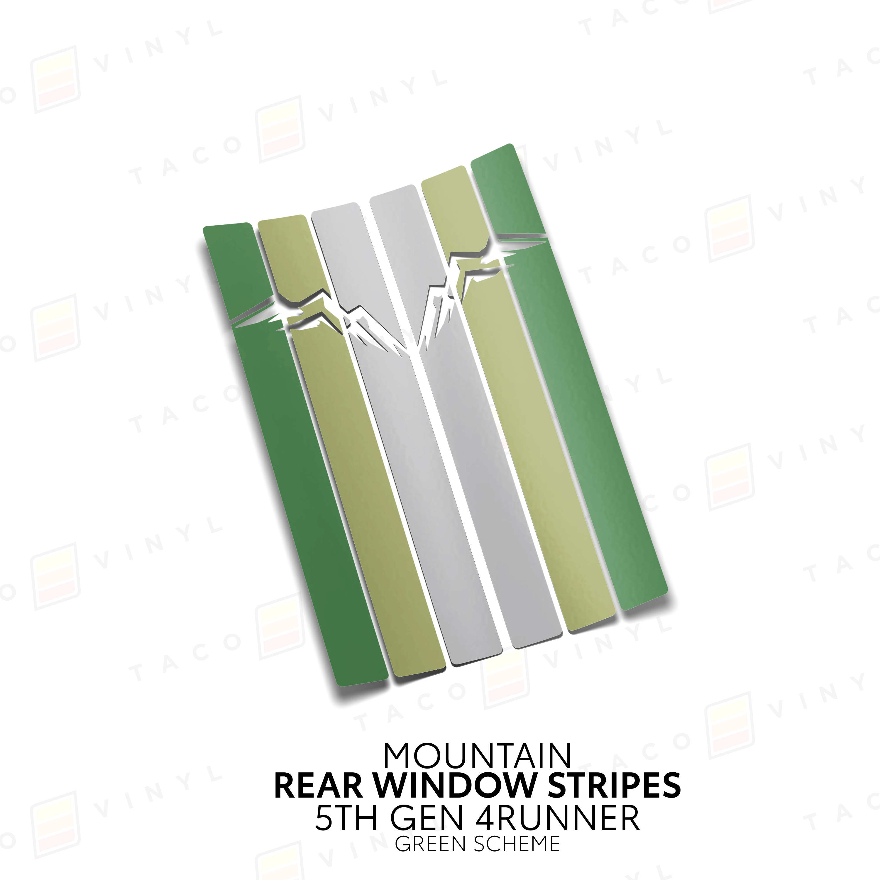 Rear Window Stripes For 4Runner