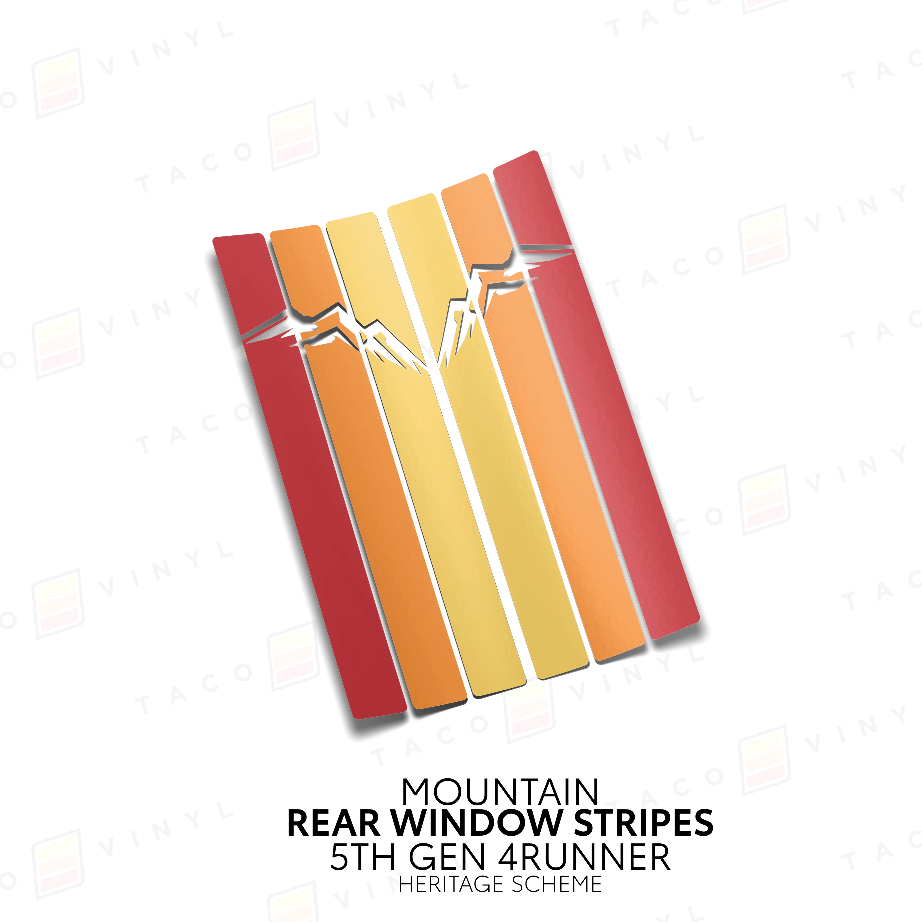 Rear Window Stripes For 4Runner