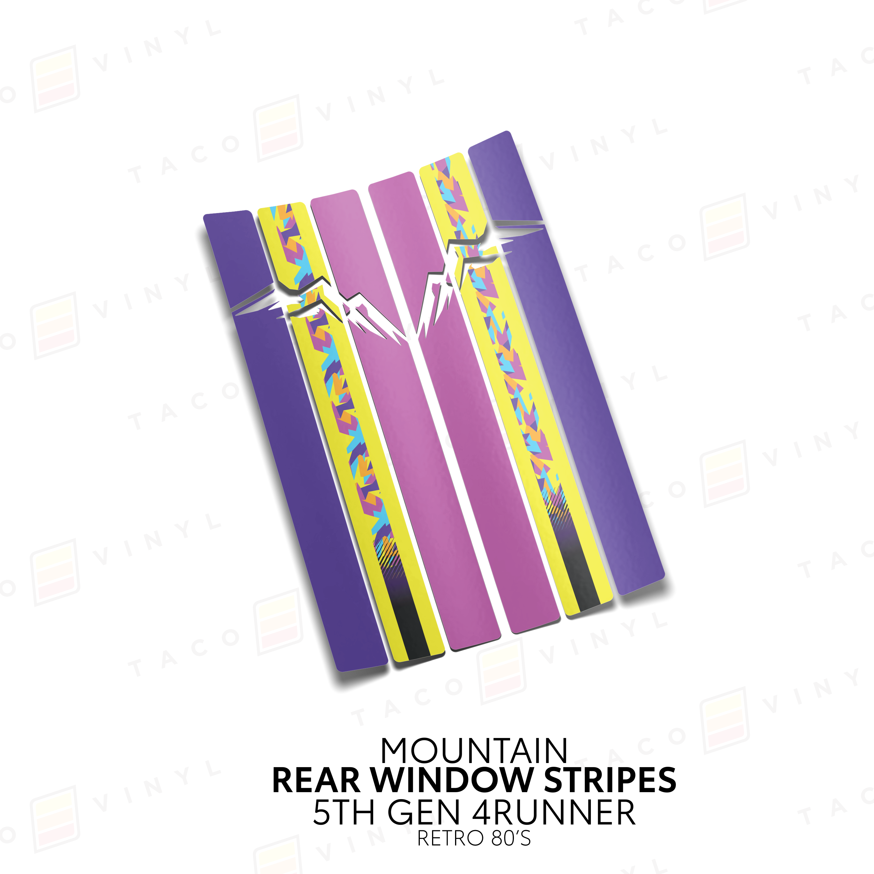 Rear Window Stripes For 4Runner