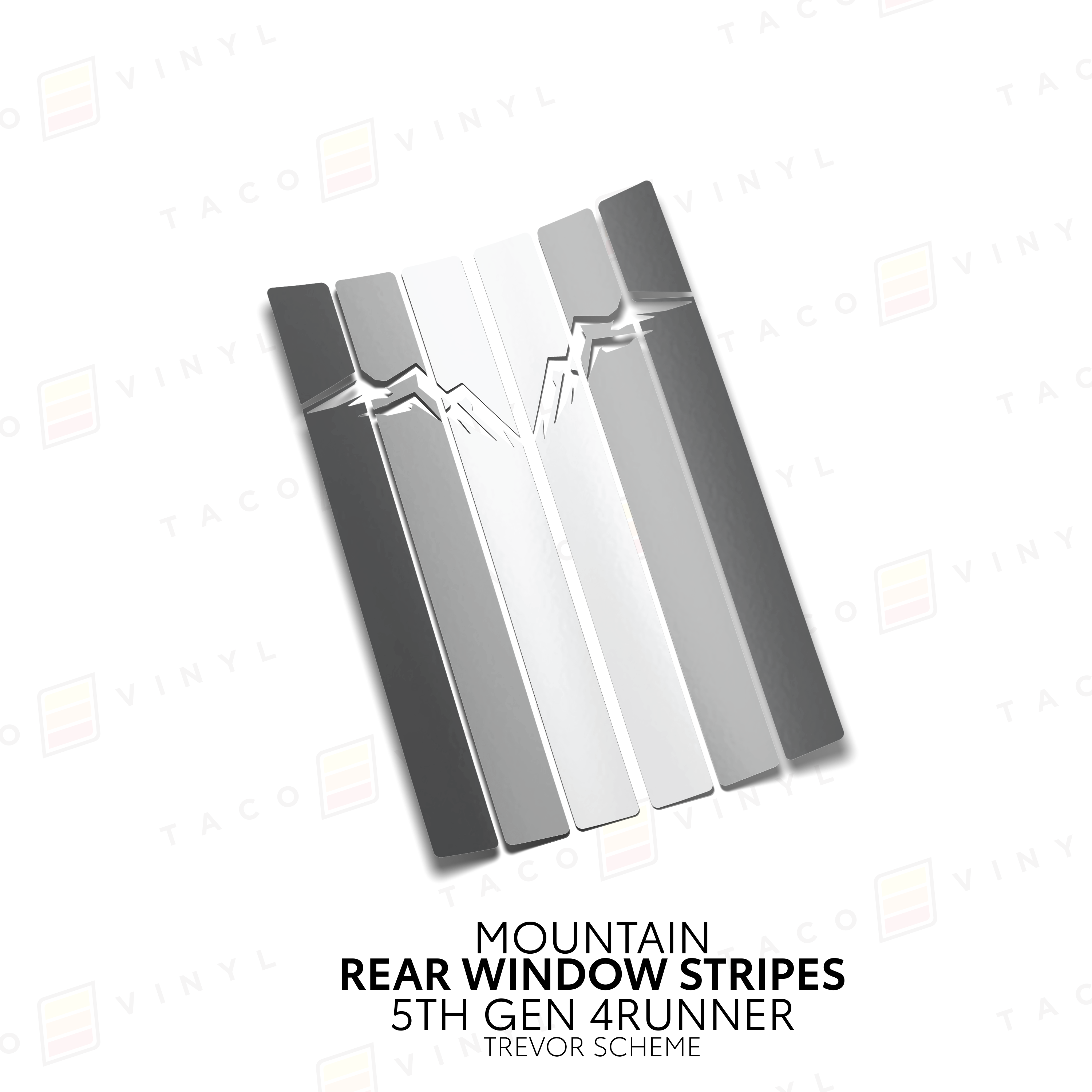 Rear Window Stripes For 4Runner