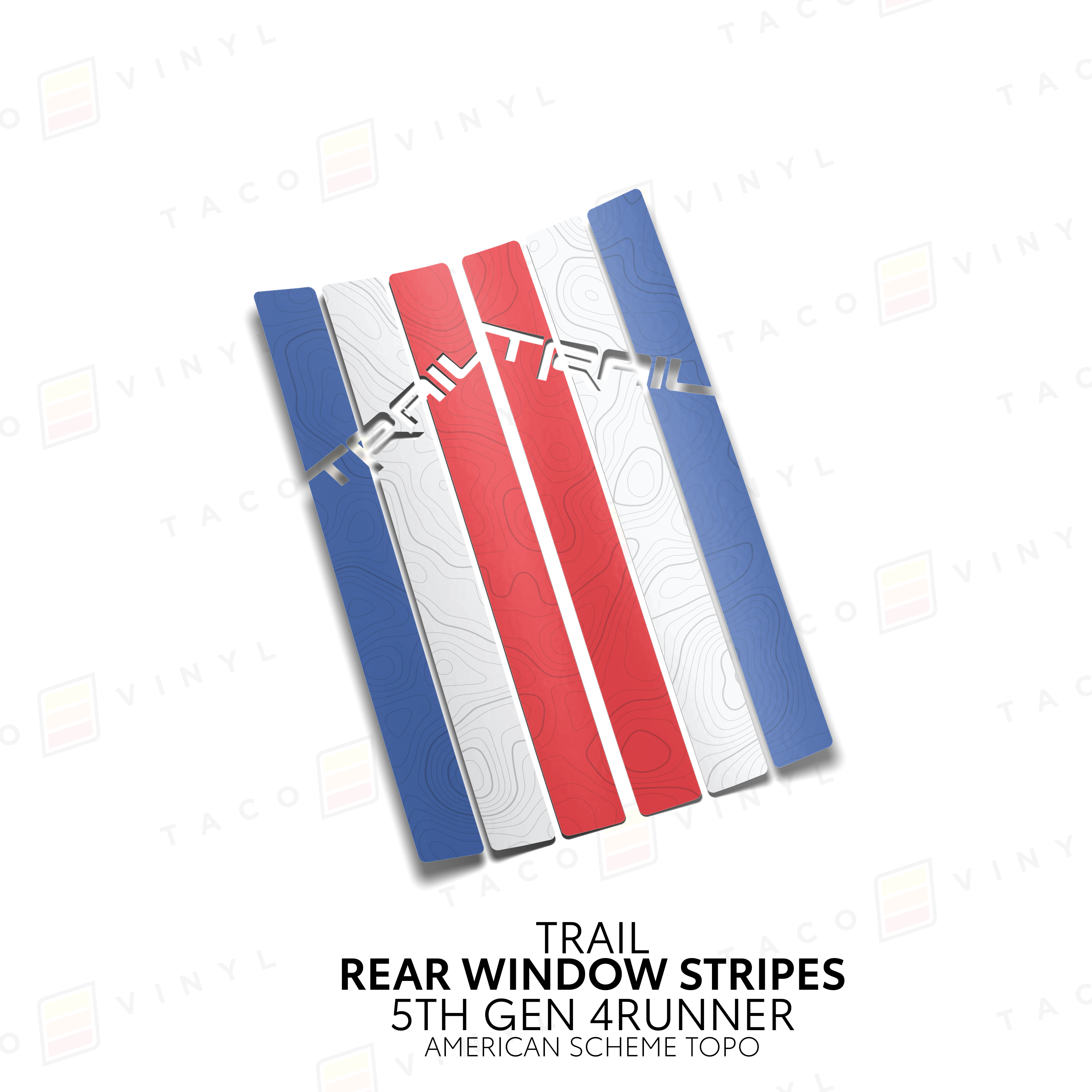 Rear Window Stripes For 4Runner