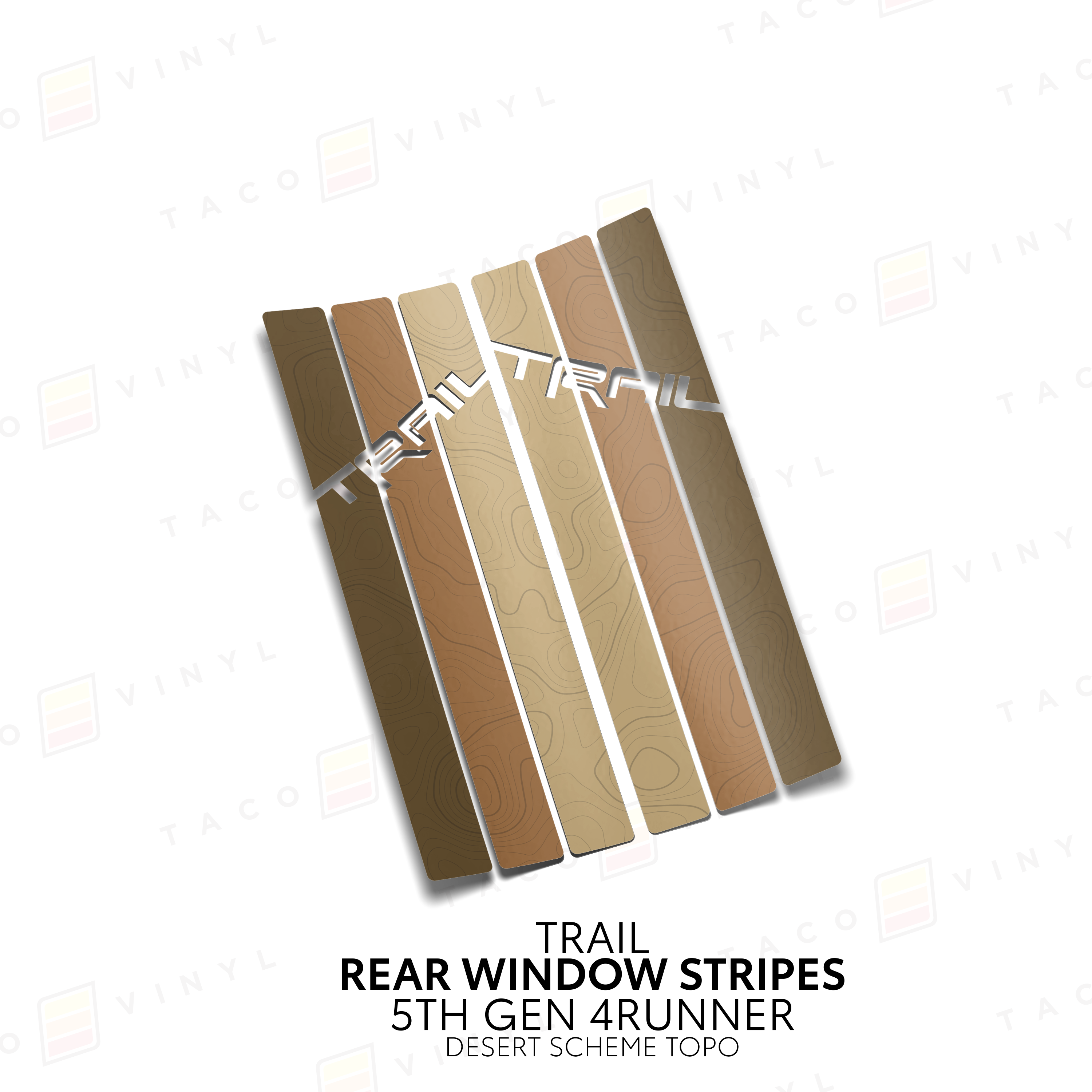Rear Window Stripes For 4Runner