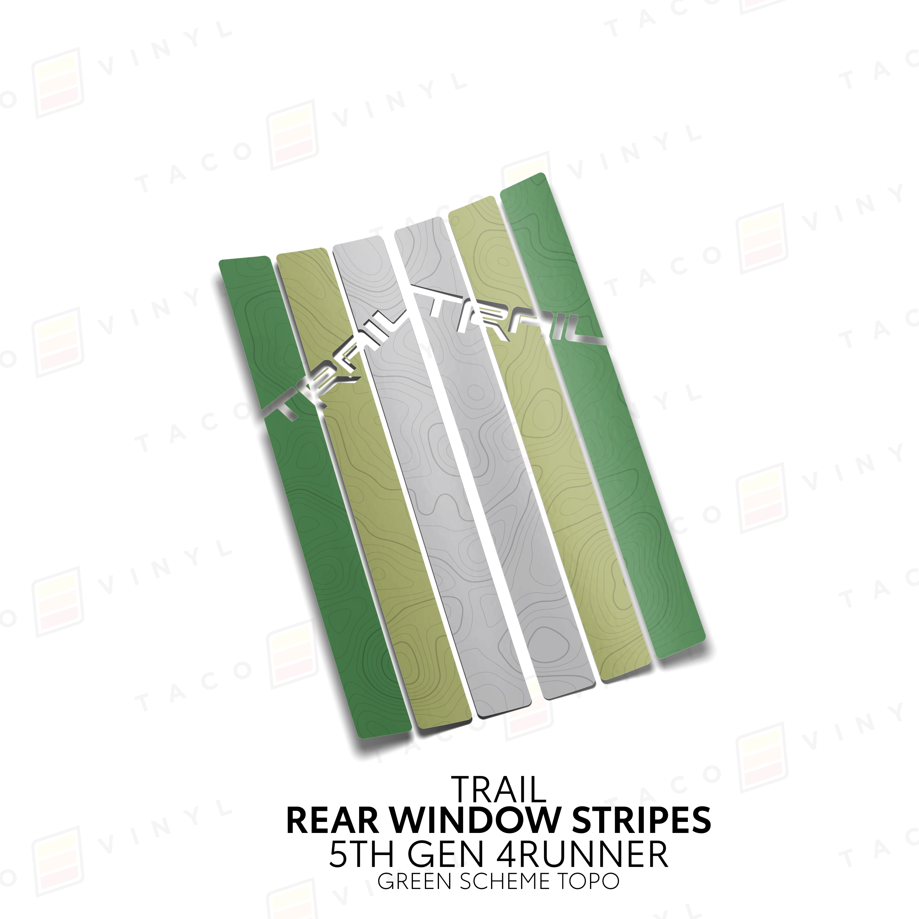 Rear Window Stripes For 4Runner