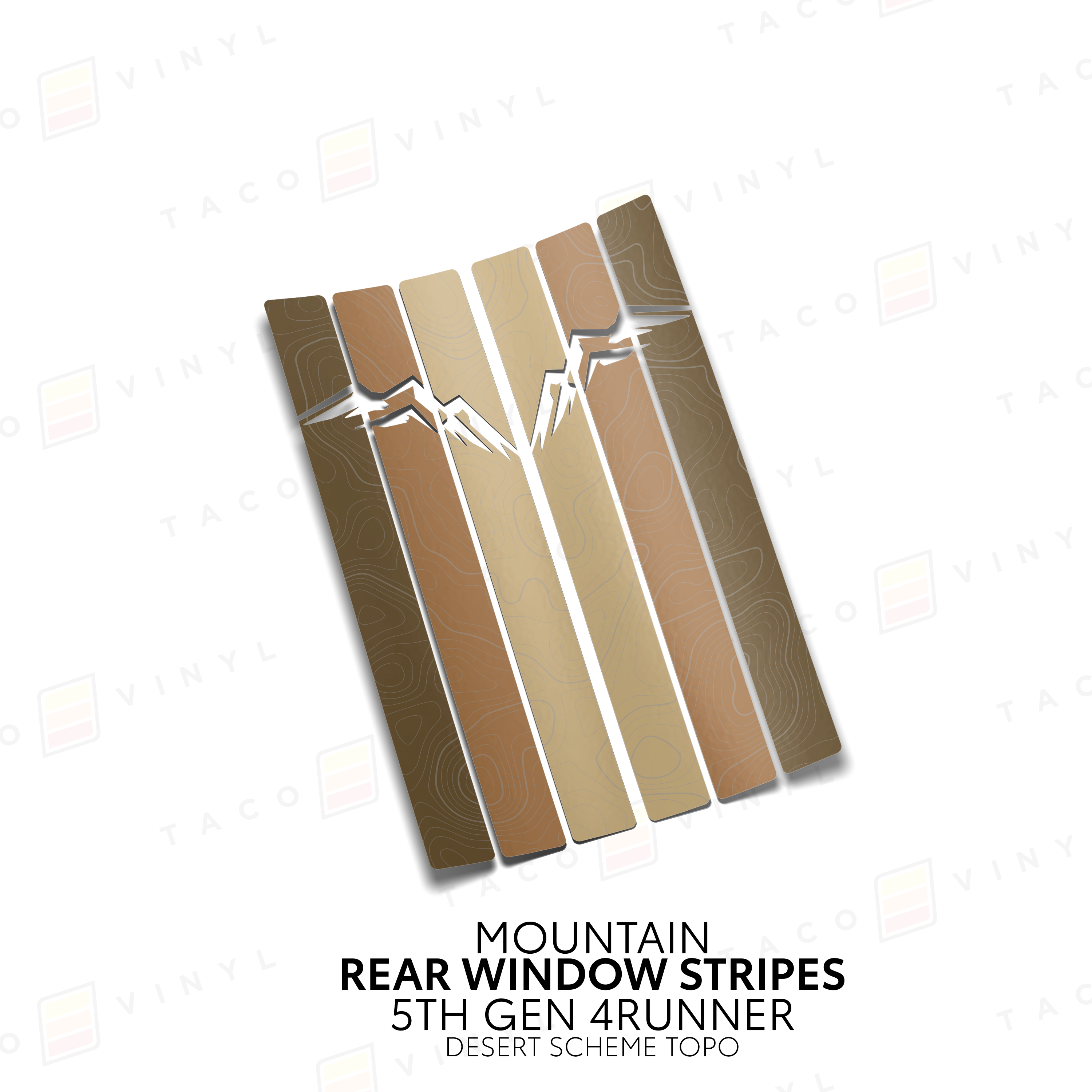Rear Window Stripes For 4Runner