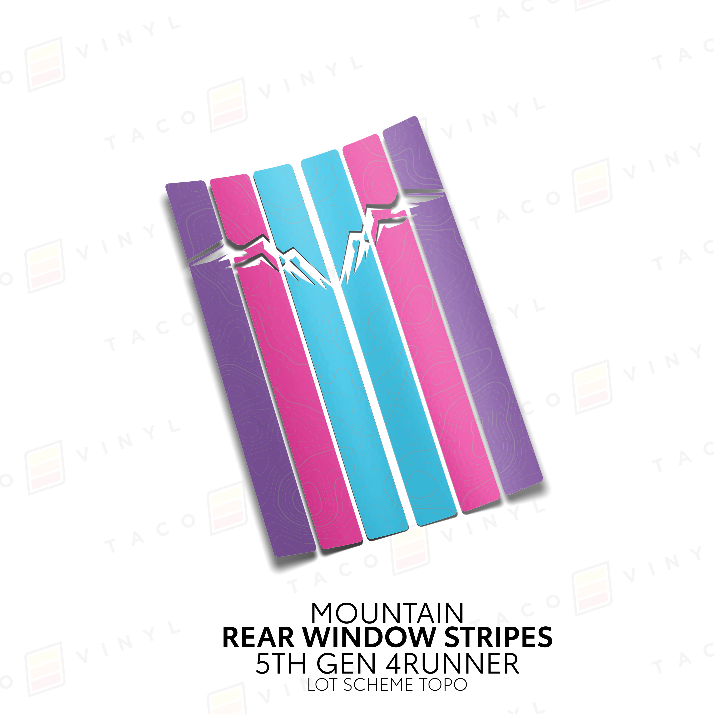 Rear Window Stripes For 4Runner